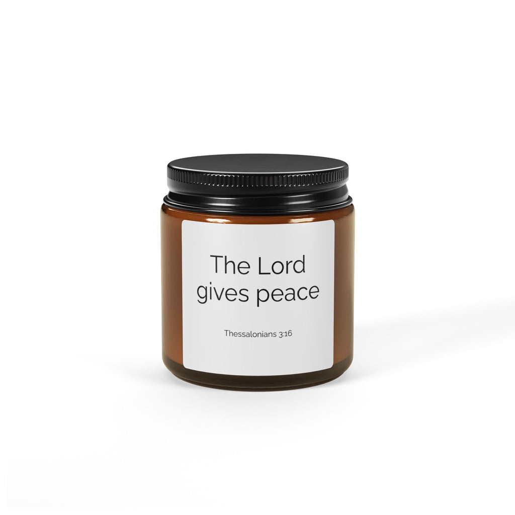 "The Lord GivesPeace" ((Thess 3:16)  — Minimalist Soy Candle