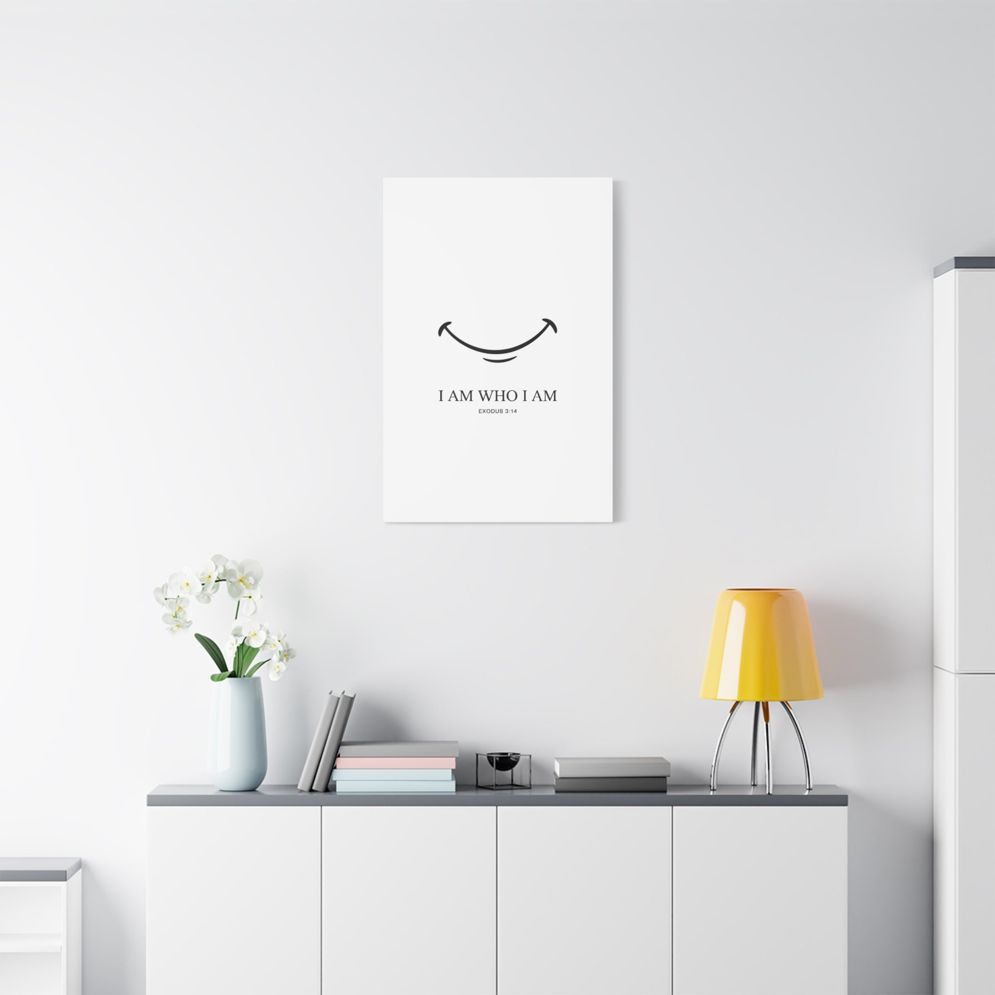 "I Am Who I Am" Exodus 3:14 Matte Canvas