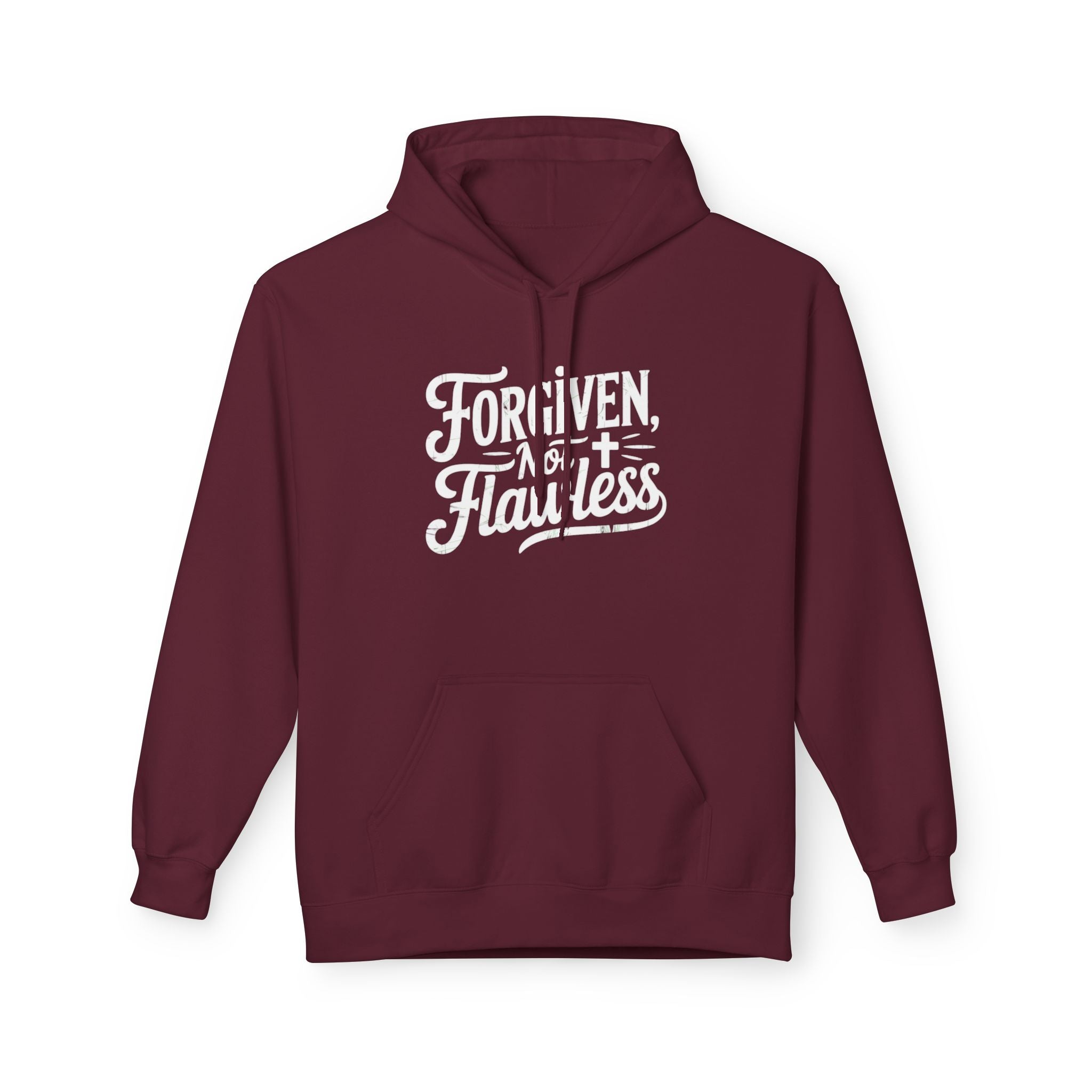 Forgiven Not Flawless - Christian Faith Hoodie