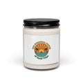 70s Sunset Palm Candle | Soy Jar, Retro Vintage Palm Golden Hour Design