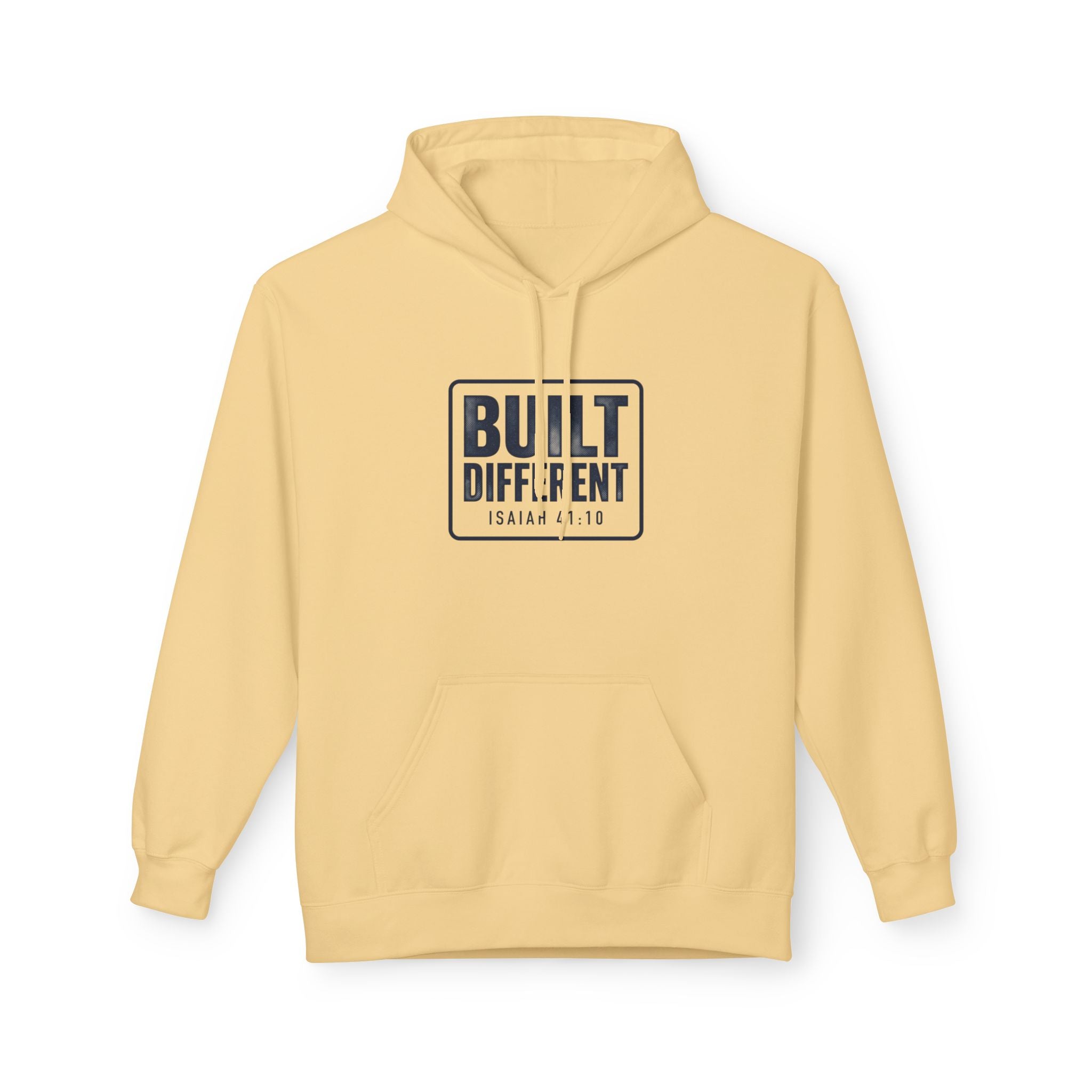 Built Different Hoodie — Motivational Graphic Pullover