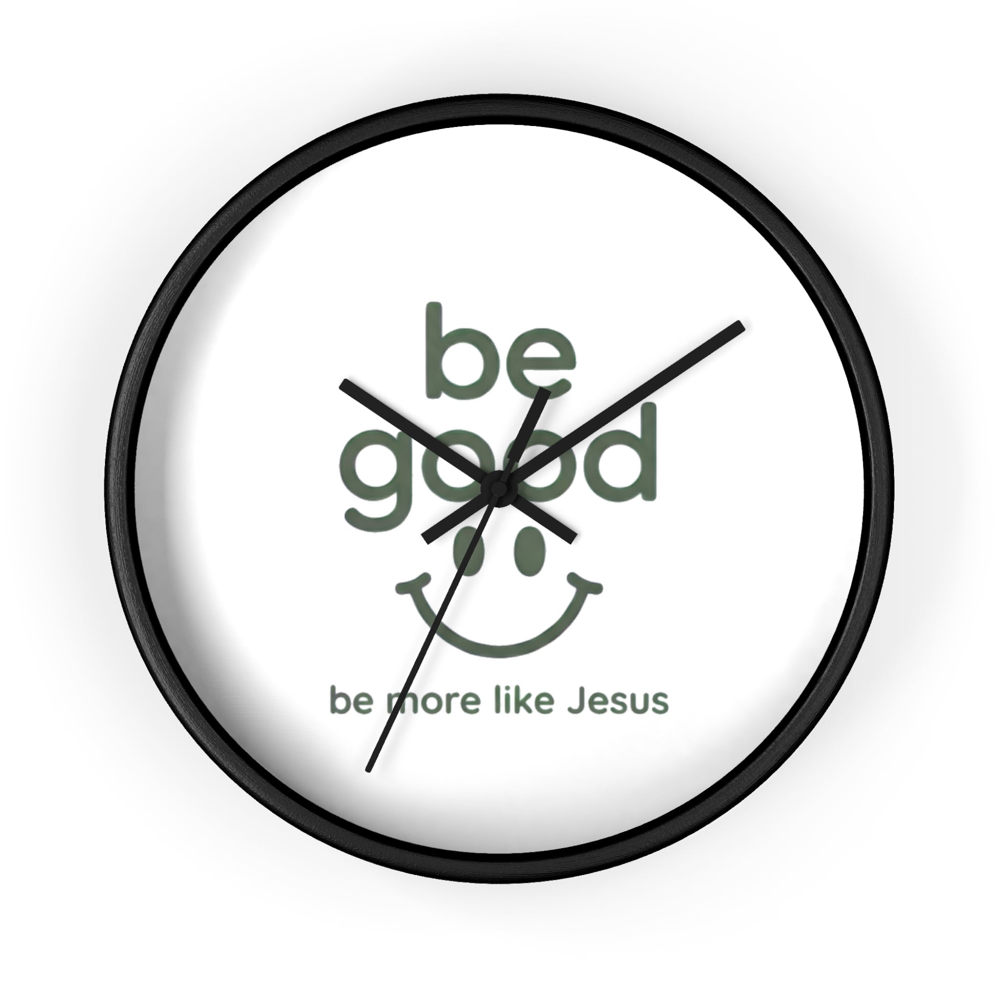 Wall Clock — “Be Good” Christian Inspirational Clock (Be More Like Jesus)