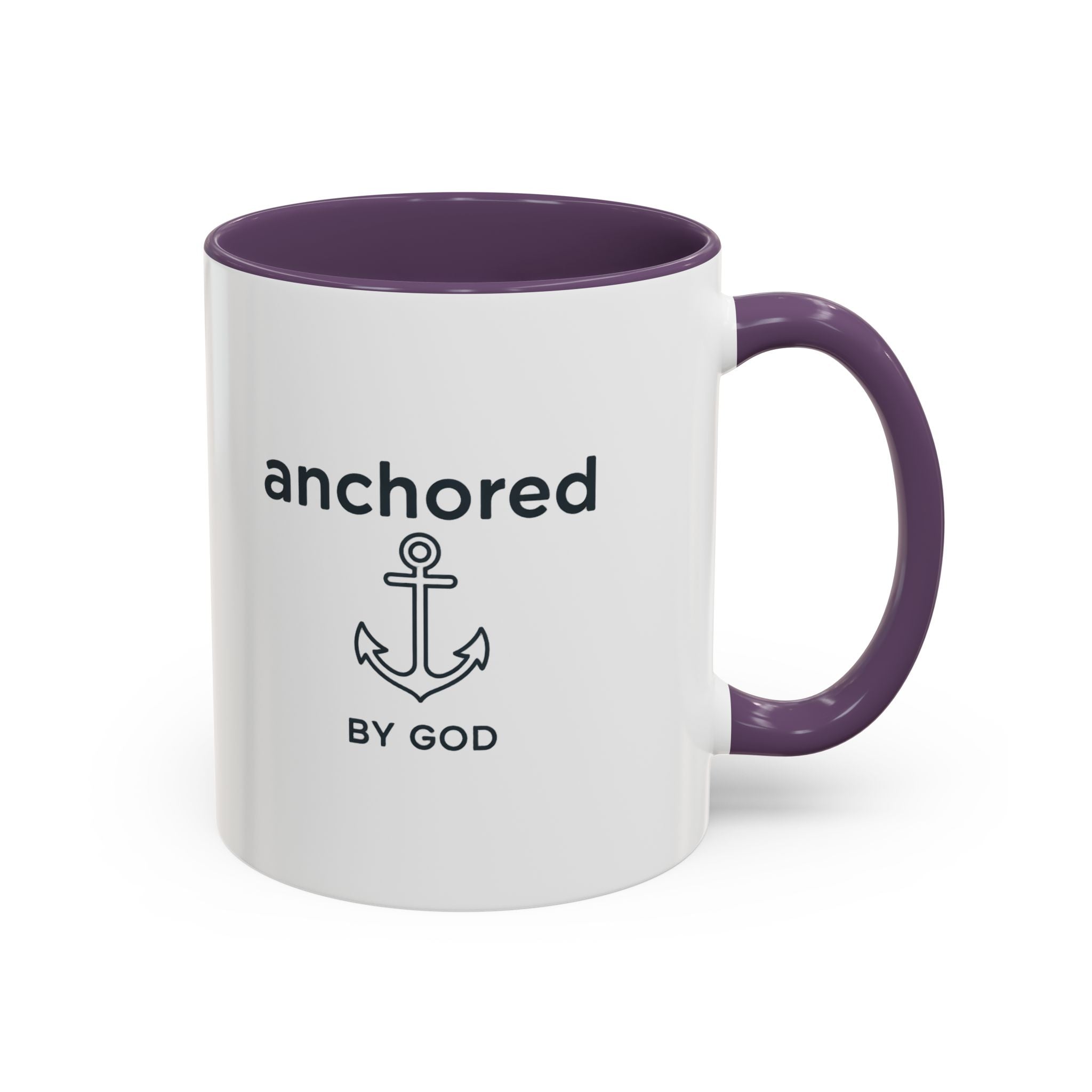 Sip & Smile anchored by God – Inspirational Mug