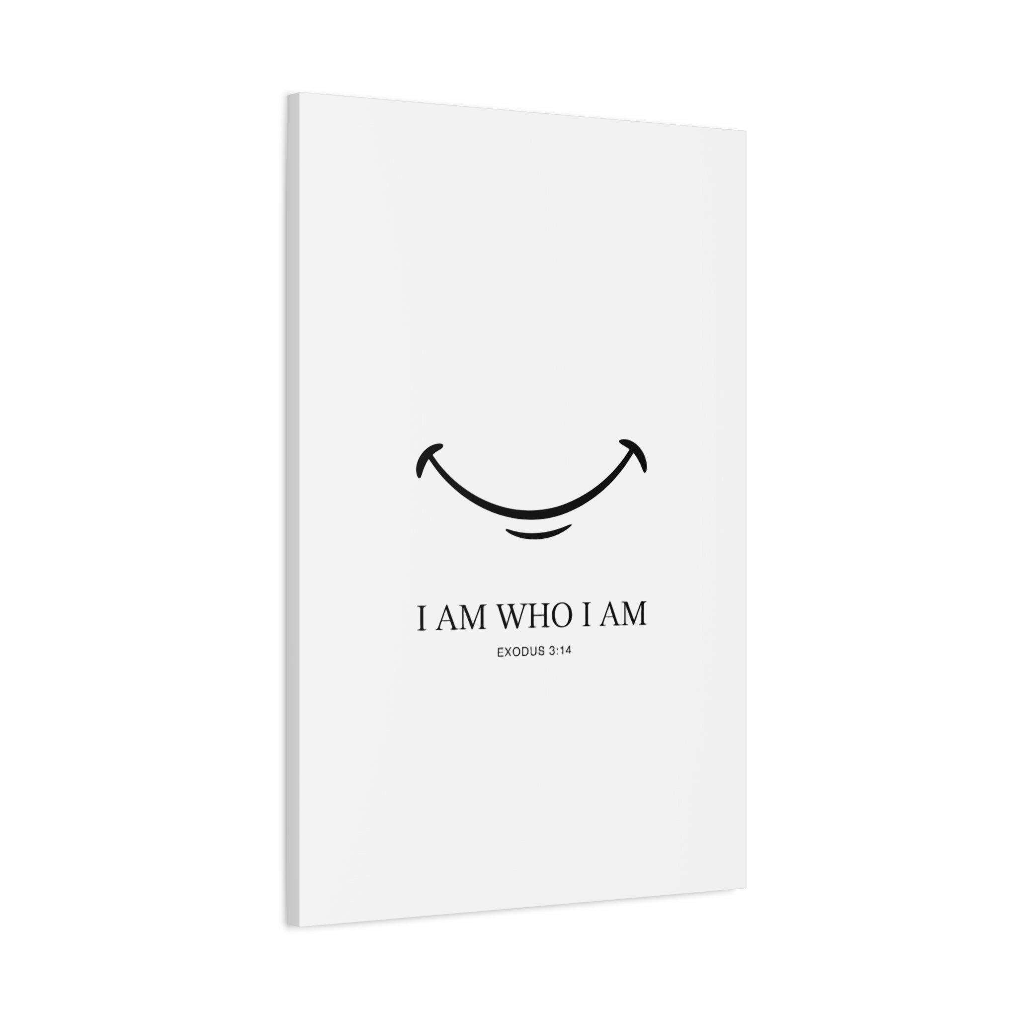 "I Am Who I Am" Exodus 3:14 Matte Canvas