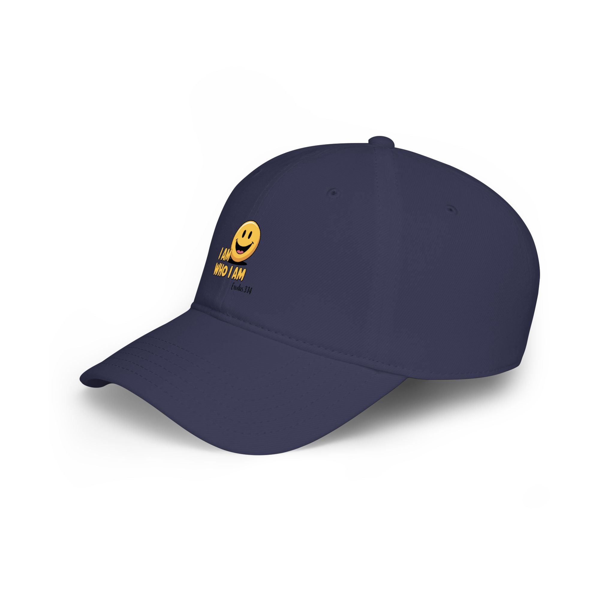 Smiley 'I Am Who I Am' Low Profile Baseball Cap