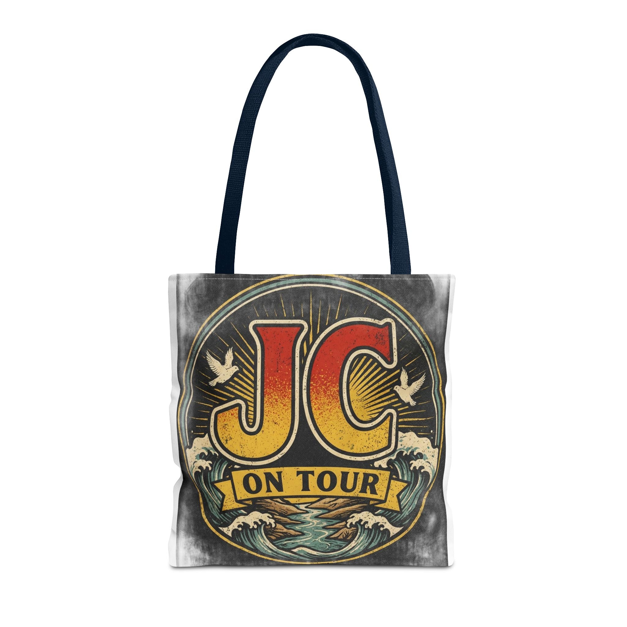 JC On Tour Vintage Graphic Tote Bag