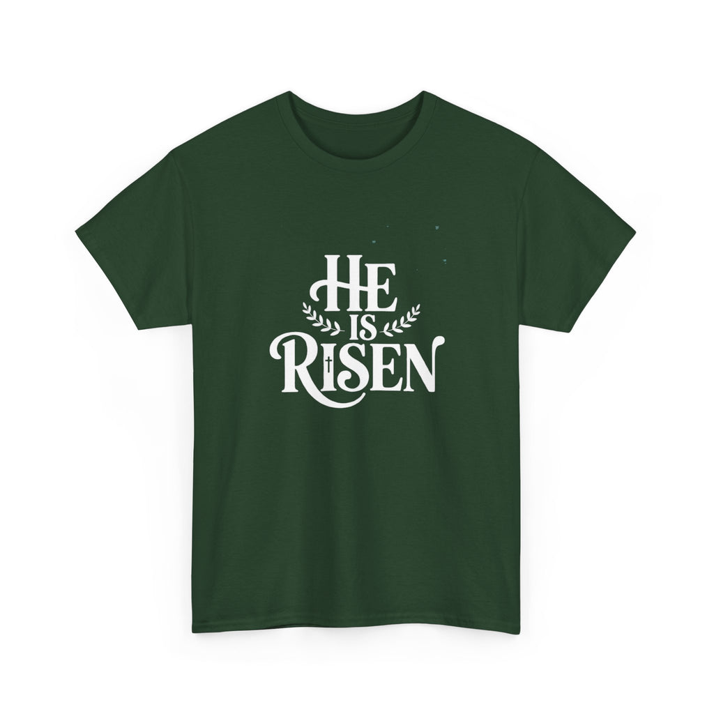 He Is Risen Christian T-Shirt — Faith Tee