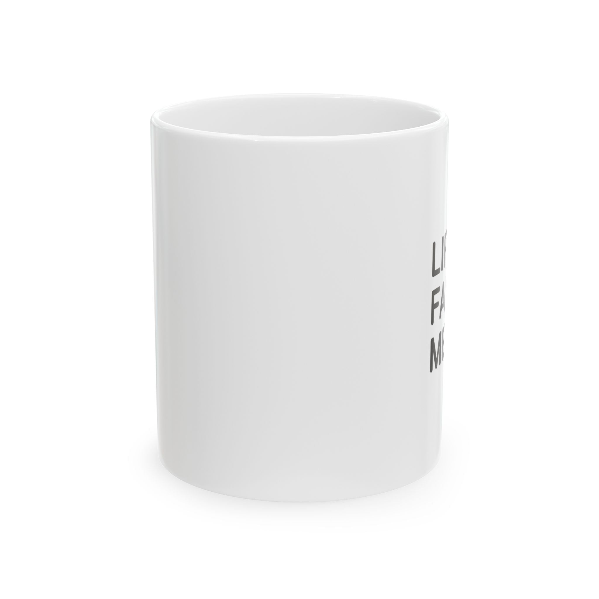 Christian 'Life • Faith • Meaning' Mug – Inspirational Coffee Cup