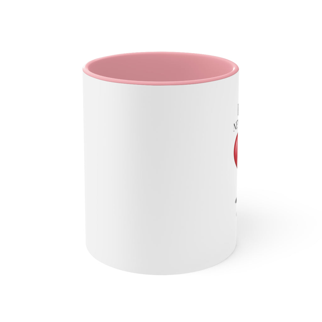 Love Never Ends Mug — Heart Accent Ceramic Mug