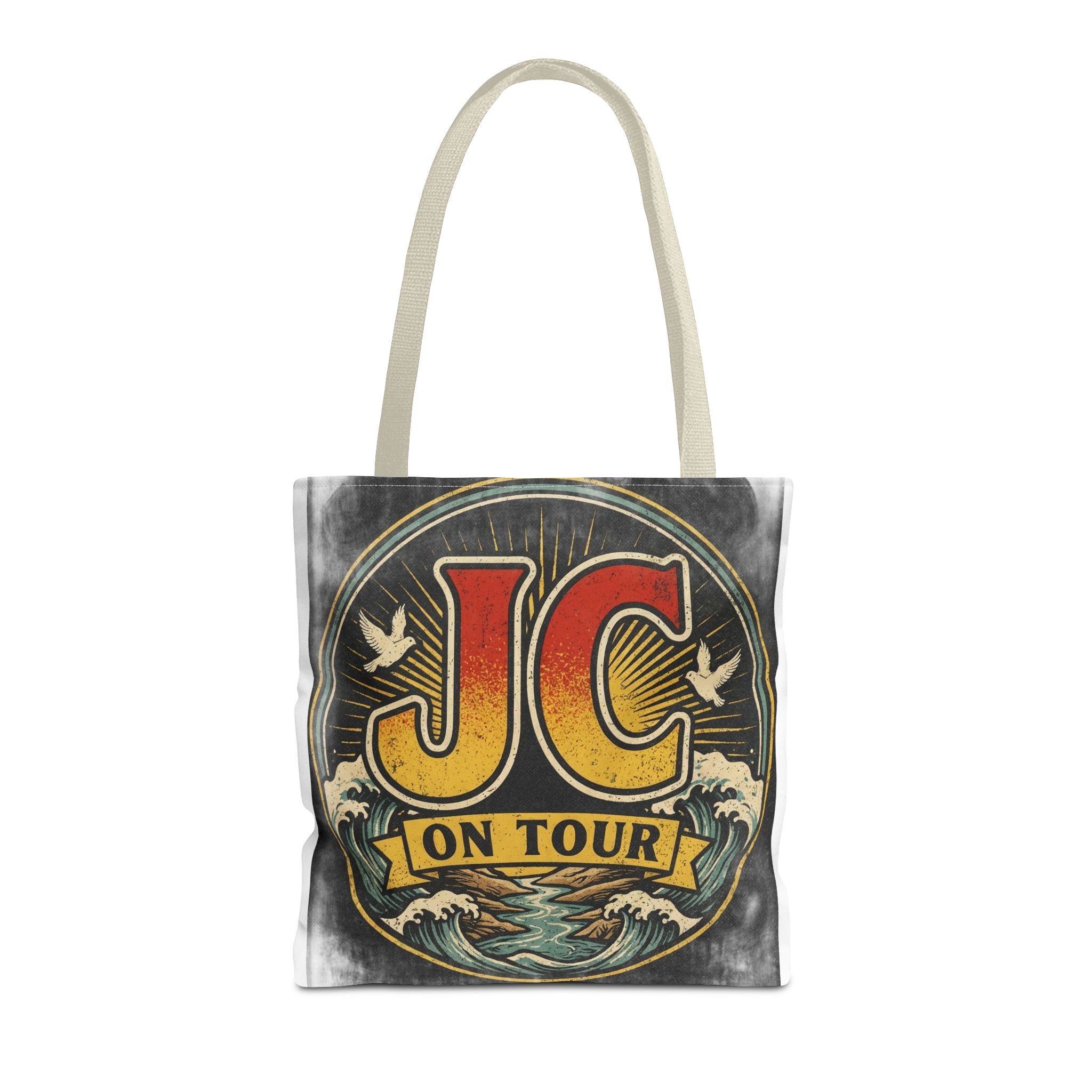JC On Tour Vintage Graphic Tote Bag