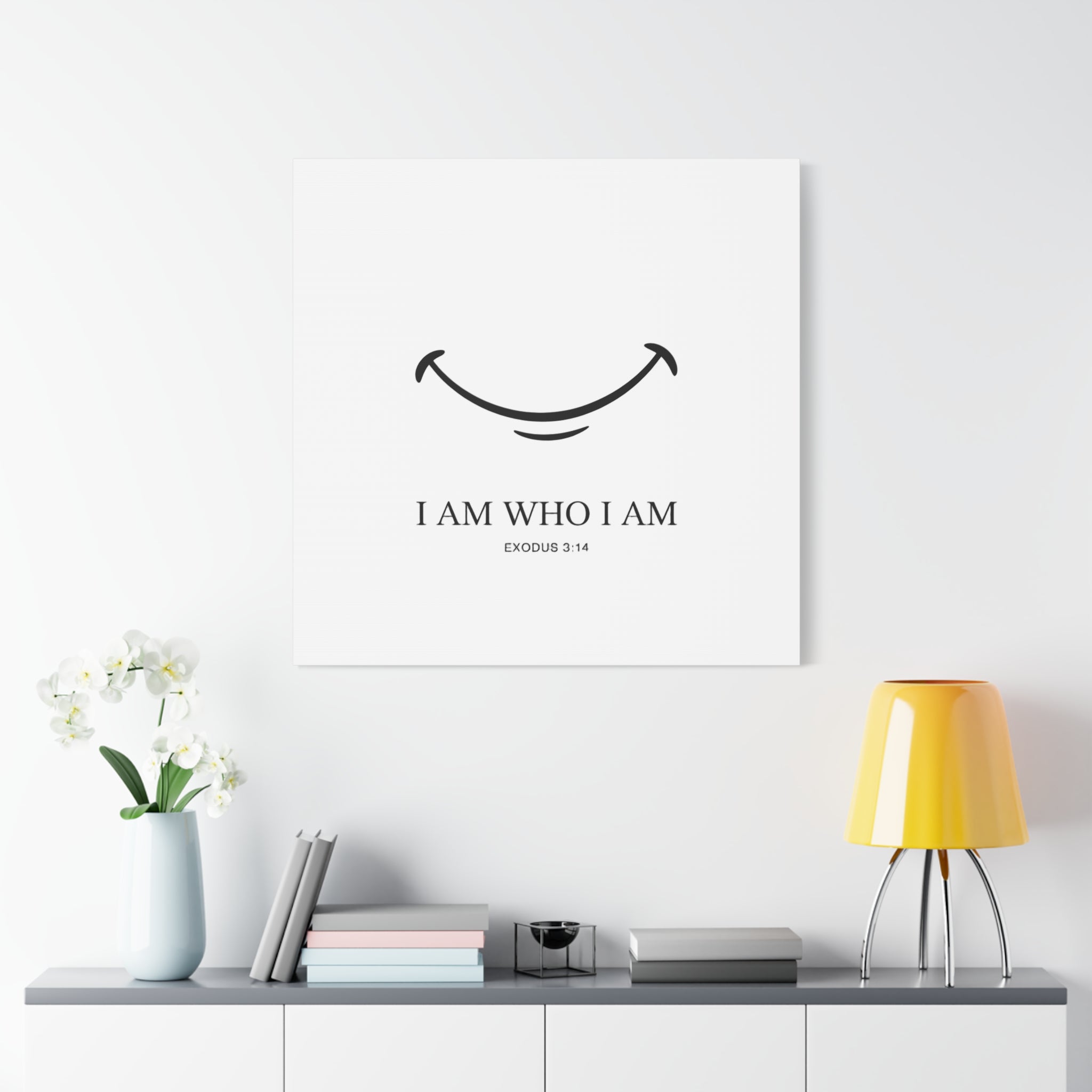 "I Am Who I Am" Exodus 3:14 Matte Canvas