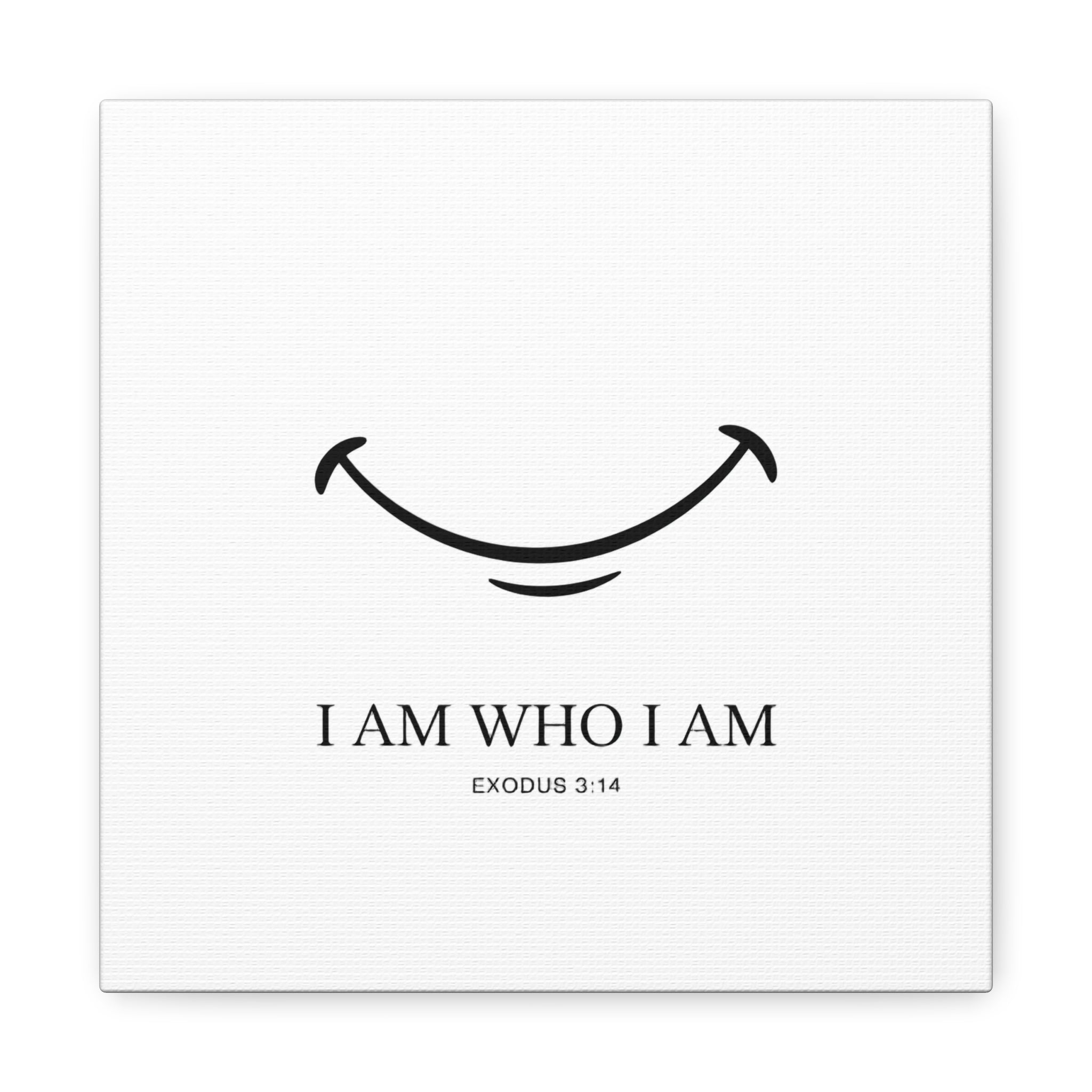 "I Am Who I Am" Exodus 3:14 Matte Canvas