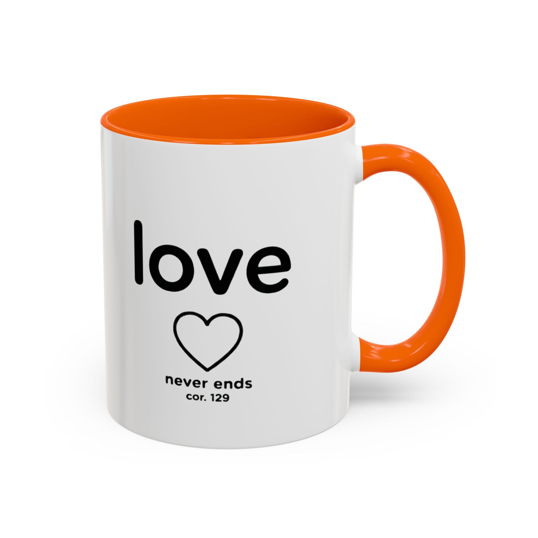 Sip & Smile Love never ends – Inspirational Mug
