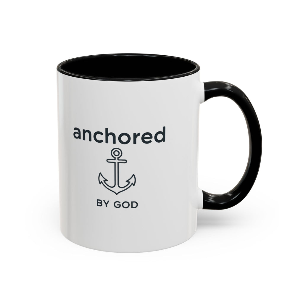 Sip & Smile anchored by God – Inspirational Mug