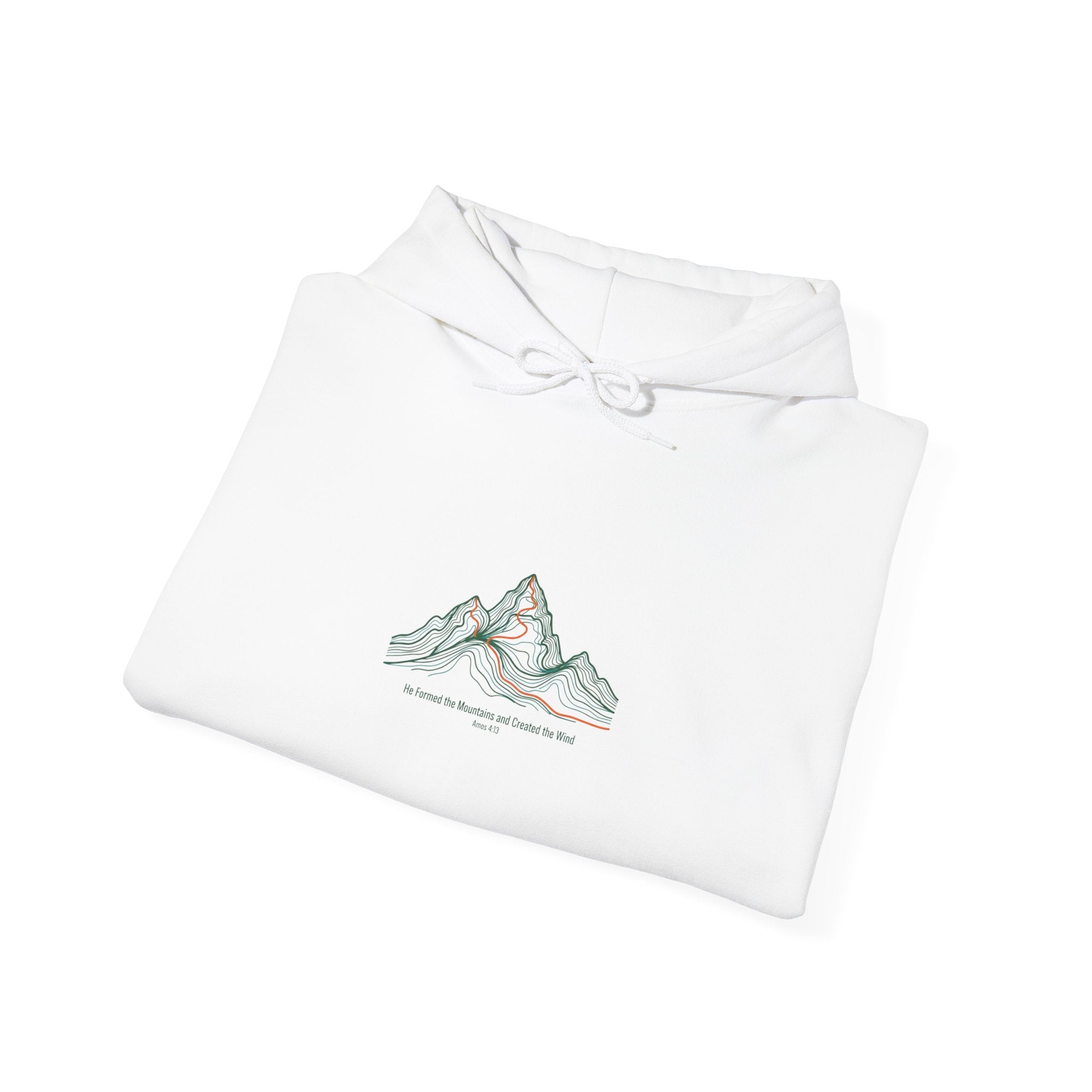Topo Contour Mountain Hoodie | topographic map print, contour line design