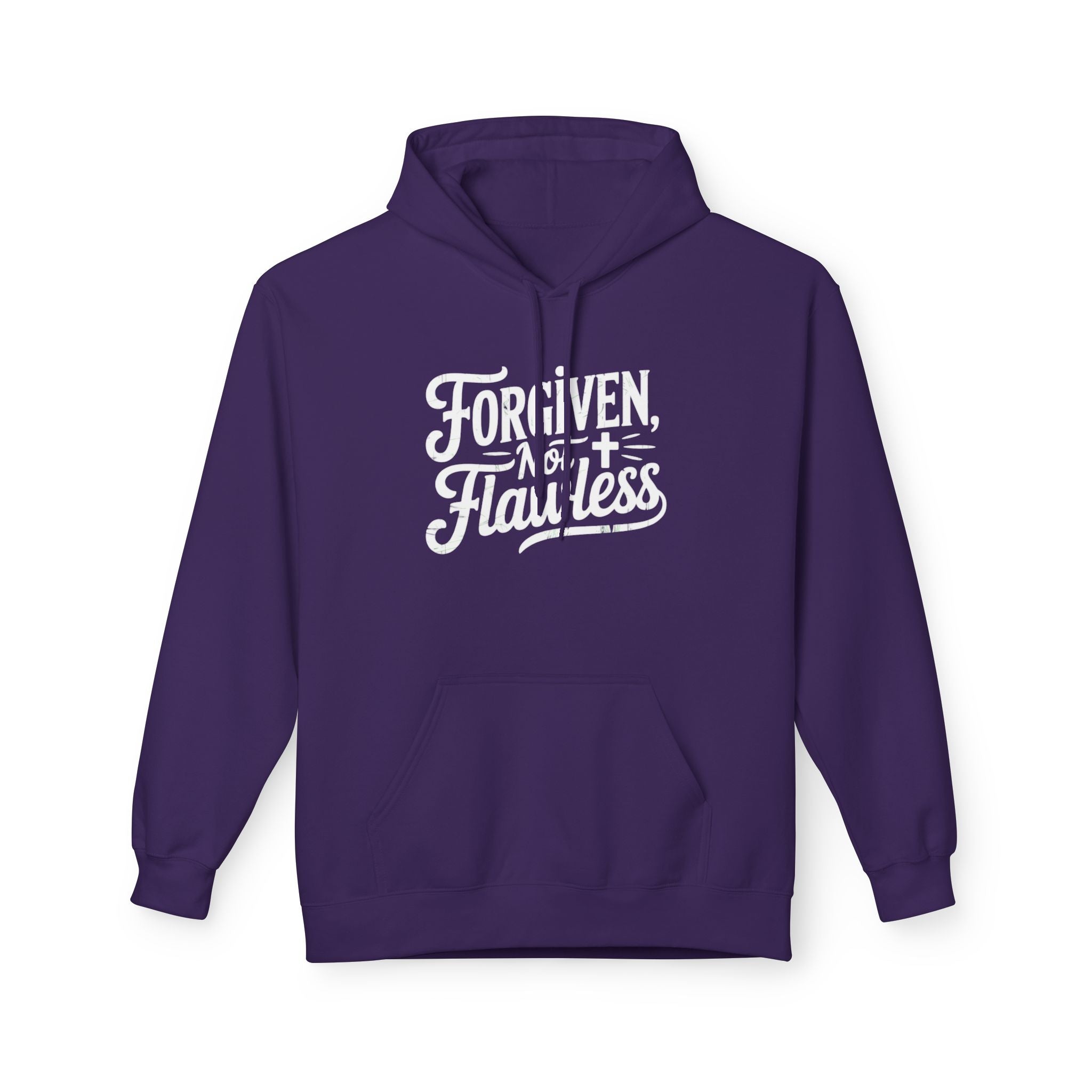 Forgiven Not Flawless - Christian Faith Hoodie