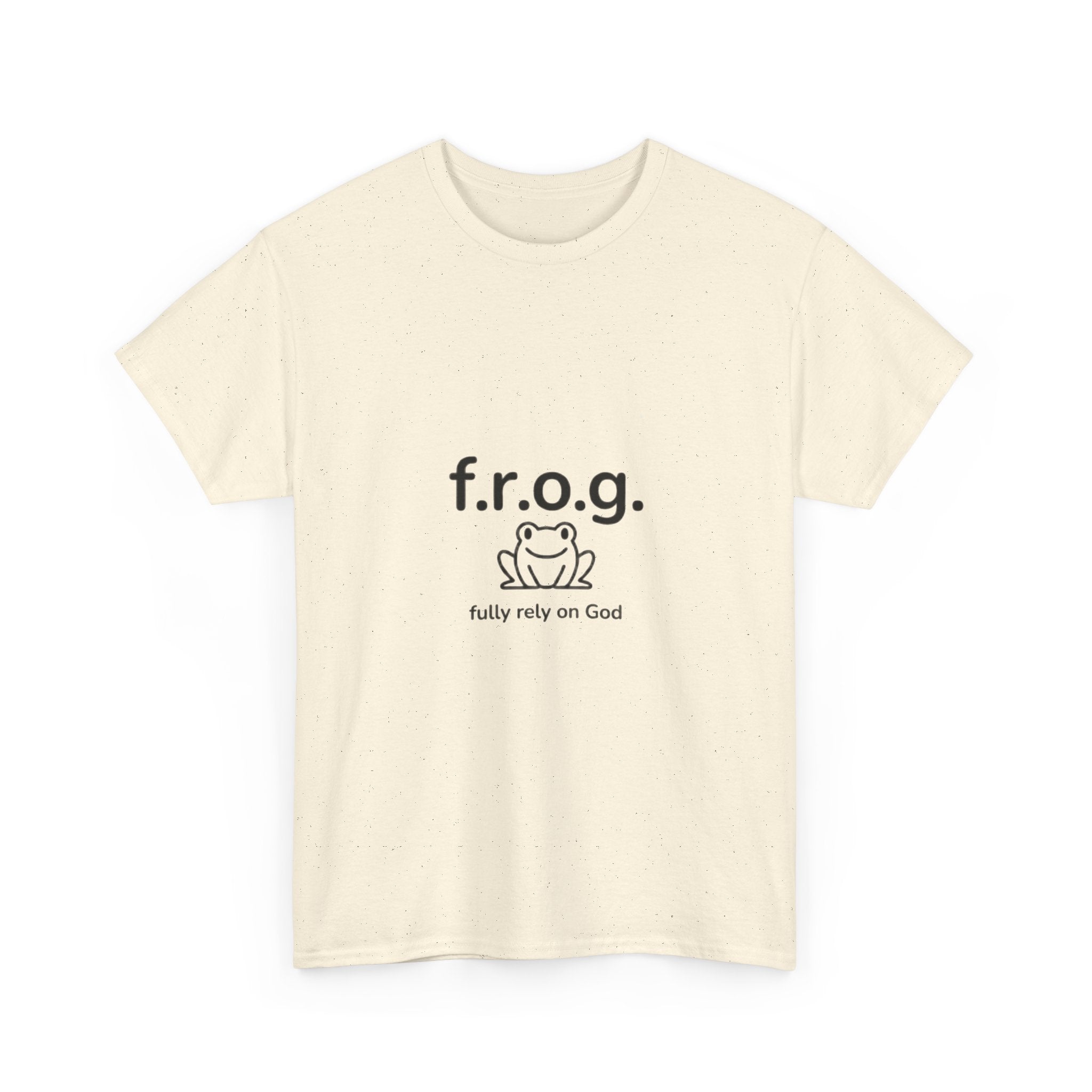 Fully Rely On God (F.R.O.G.) T-Shirt — Cute Frog Faith Tee