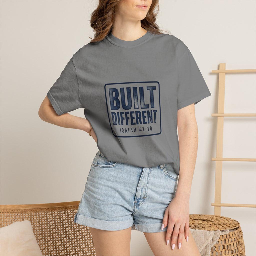 Built Different Isaiah 41:10 Tee