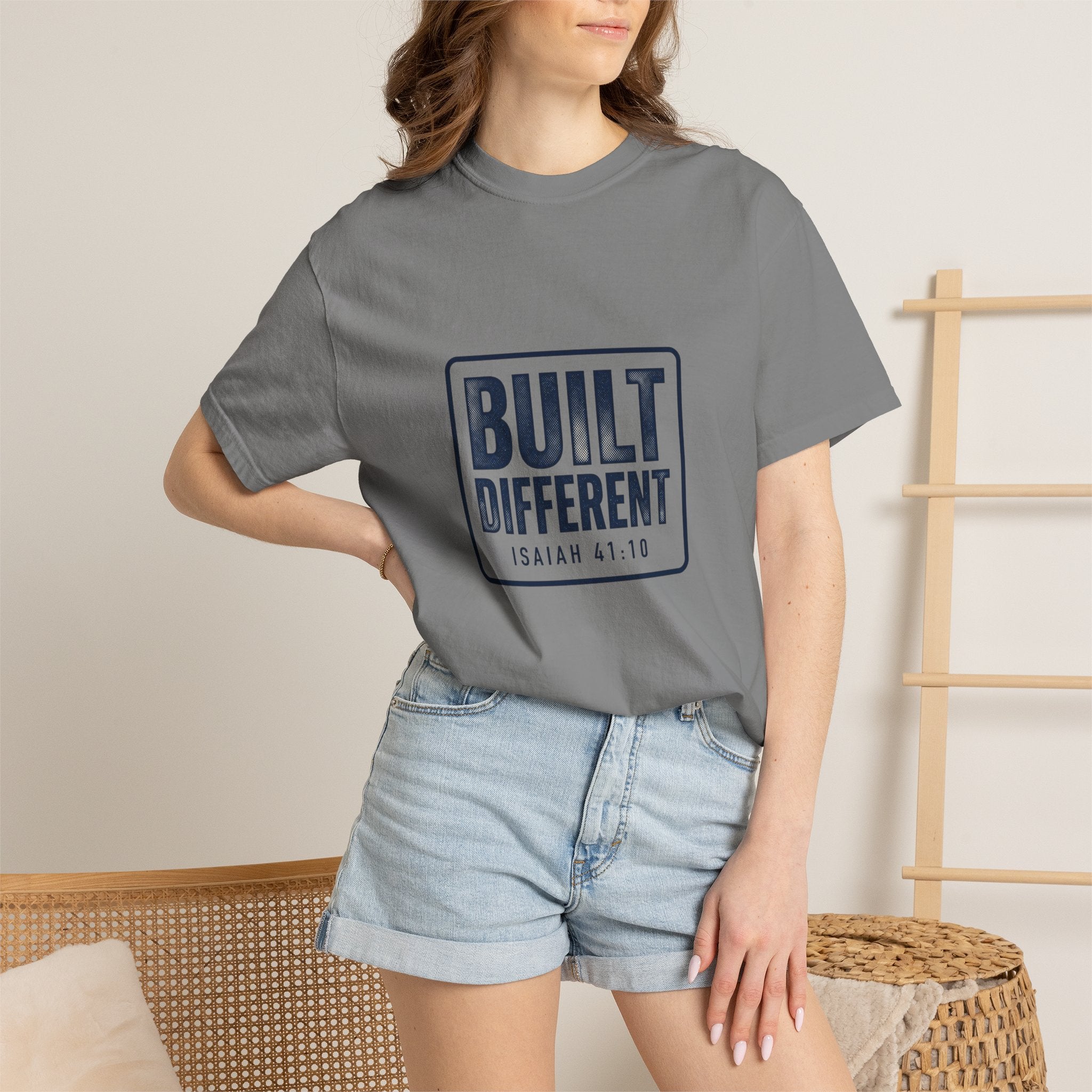 Built Different Isaiah 41:10 Tee