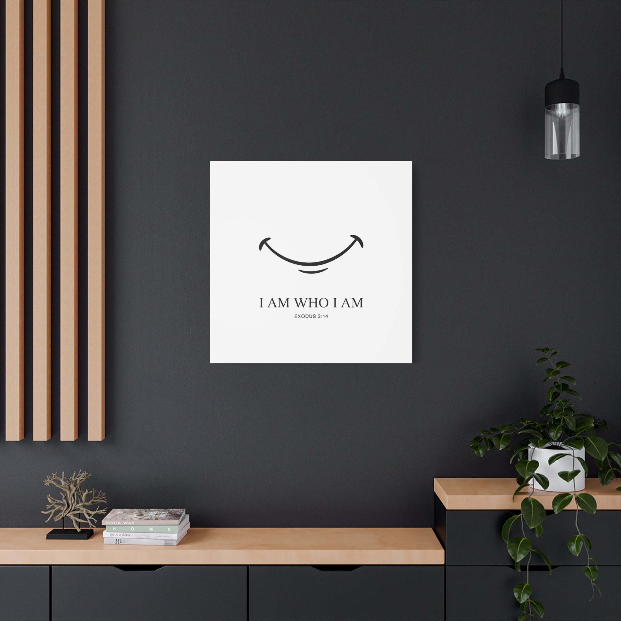 "I Am Who I Am" Exodus 3:14 Matte Canvas
