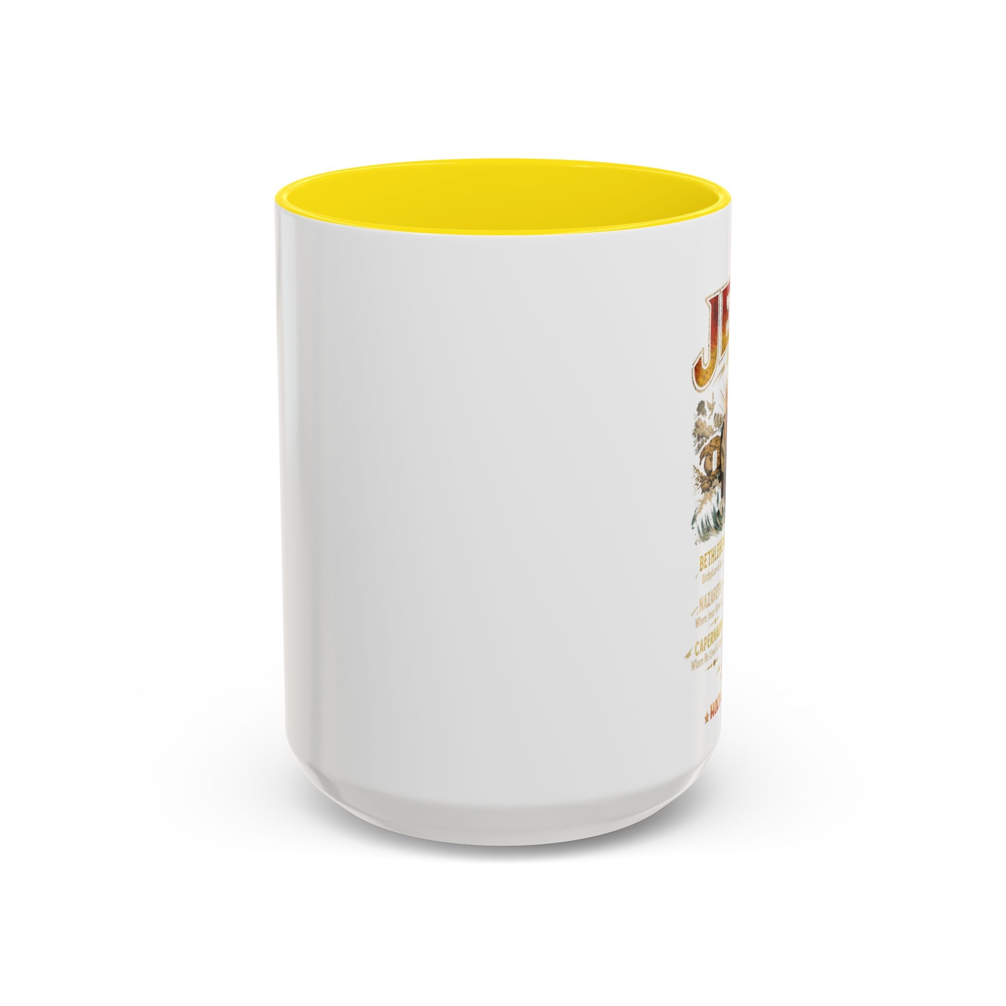 Jesus on Tour Coffee Mug — Band-Tour Style Map of Jesus’ Visits (11/15oz)
