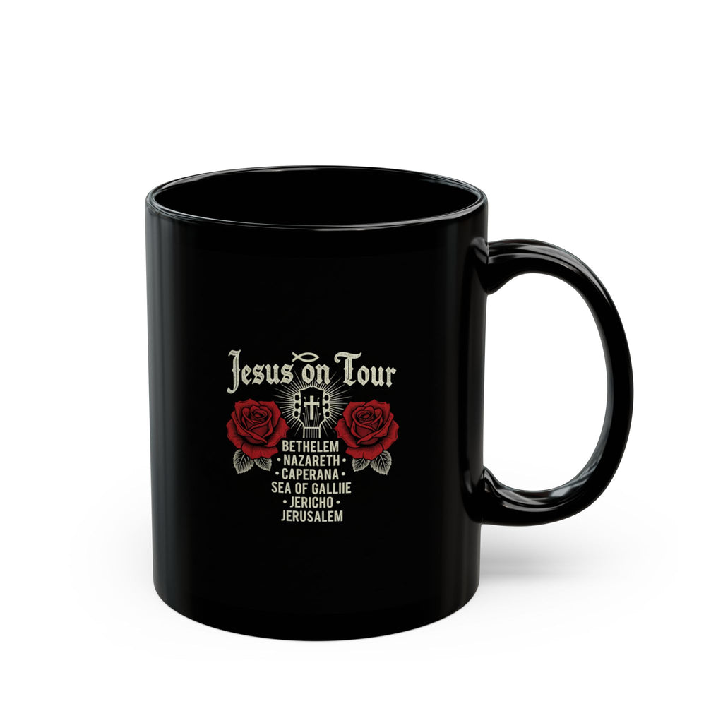 Jesus On Tour – Rock ’n’ Roll Inspirational Mug