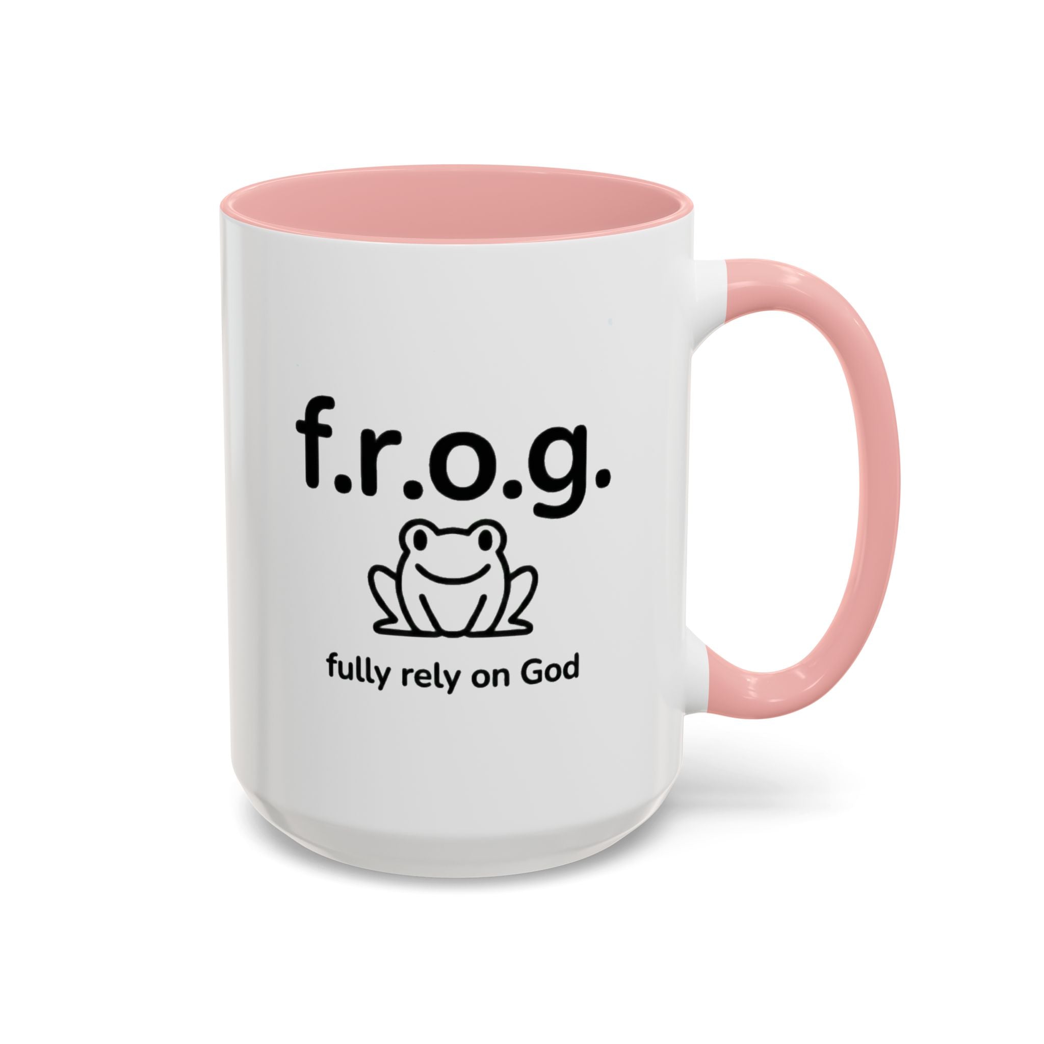 Sip, Smile & Fully Rely on God  – FROG Inspirational Mug