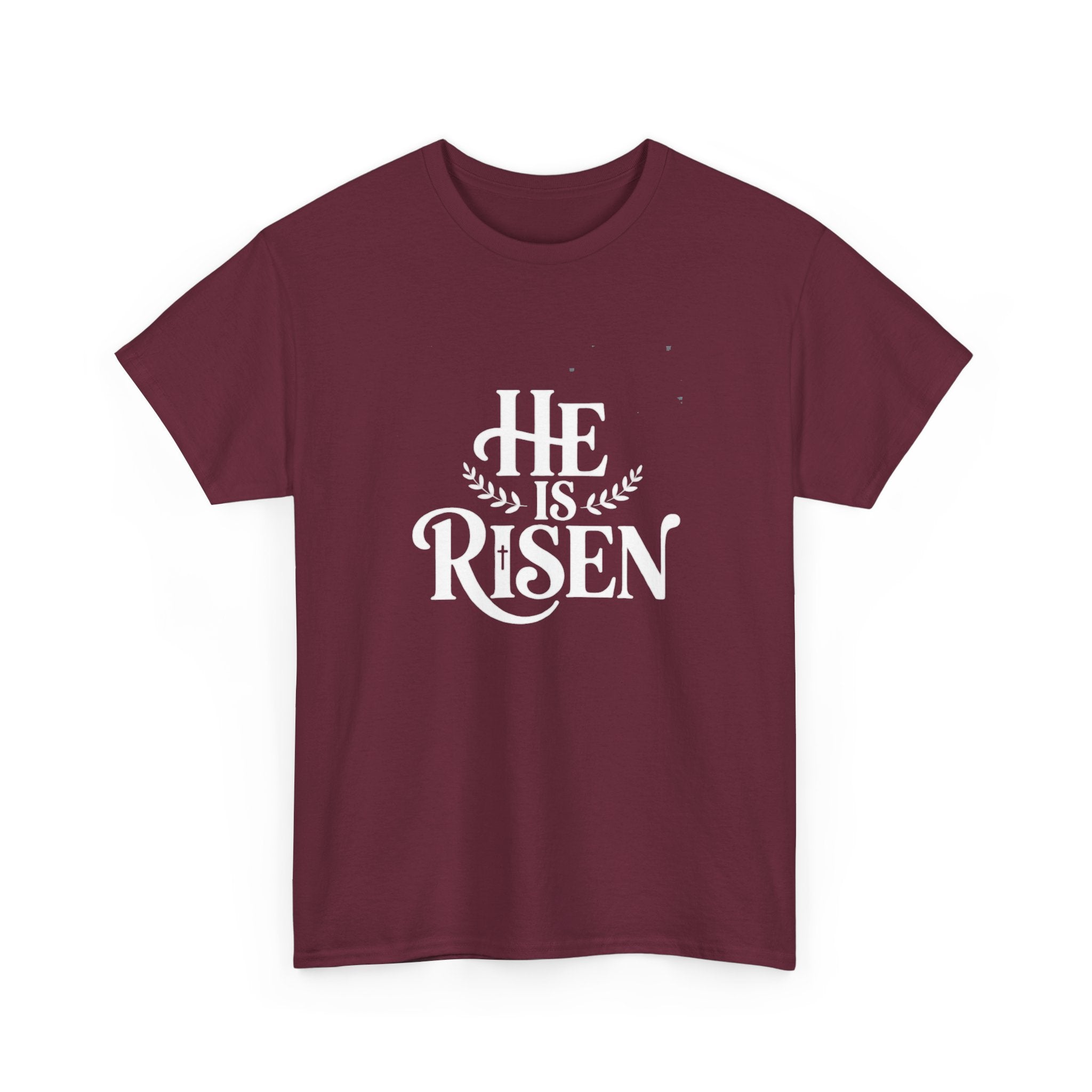 He Is Risen Christian T-Shirt — Faith Tee