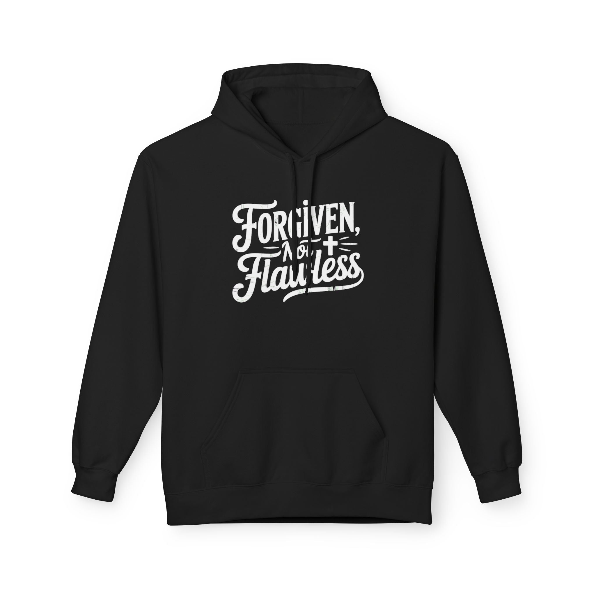 Forgiven Not Flawless - Christian Faith Hoodie