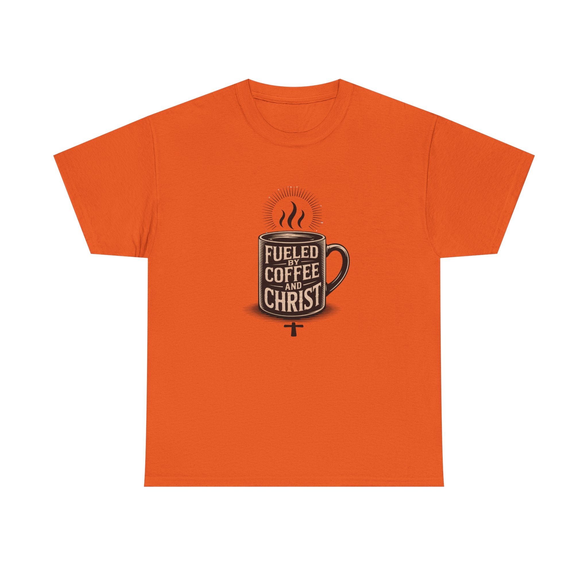 Fueled by Coffee and Christ - Casual Worship T-Shirt