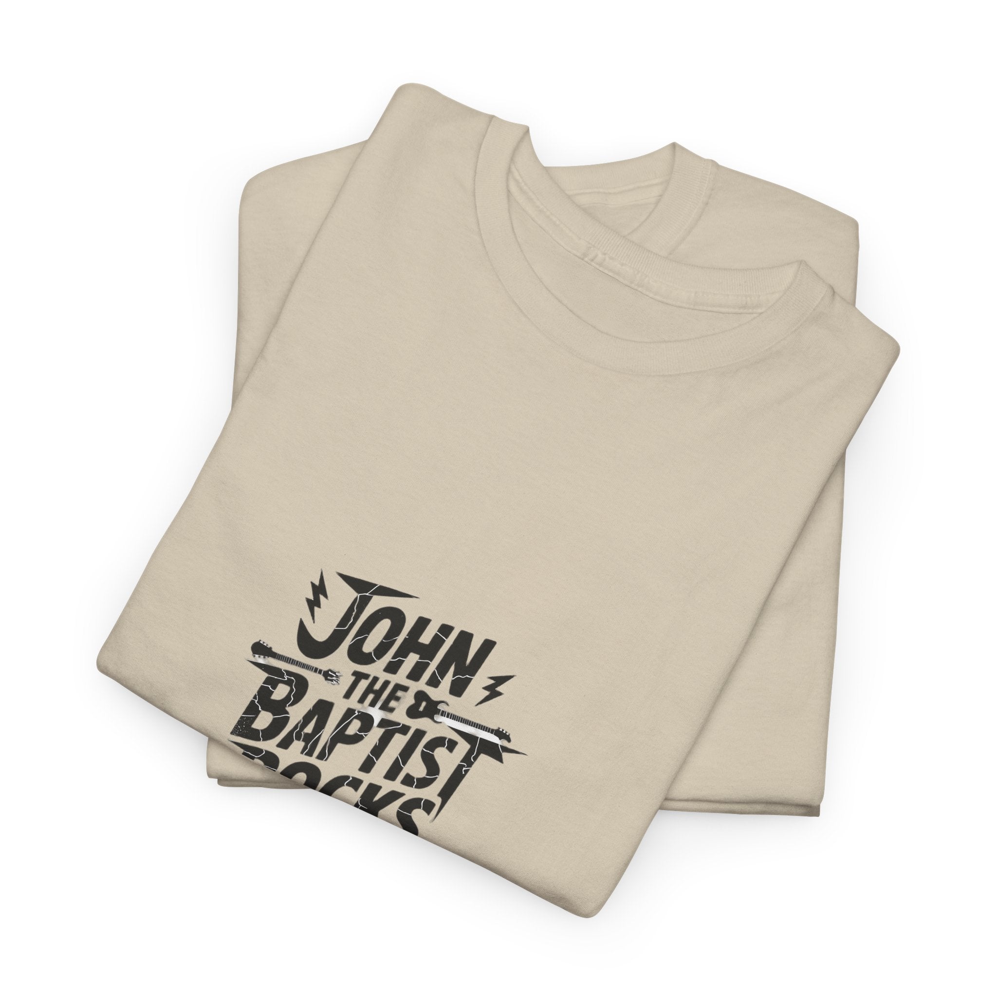 John the Baptist Rocks T-Shirt — Rock ’n’ Roll Christian Tee