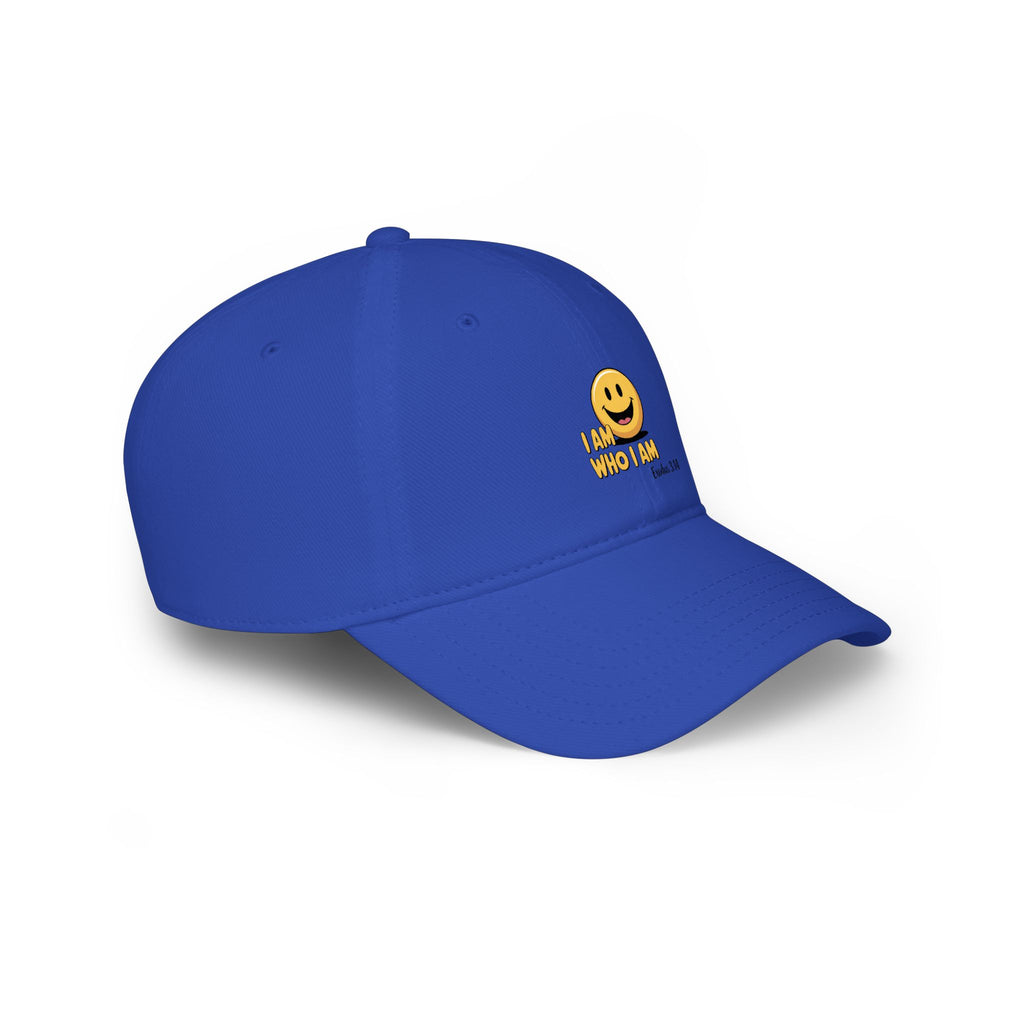 Smiley 'I Am Who I Am' Low Profile Baseball Cap