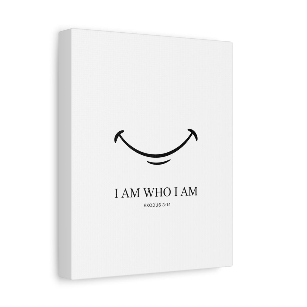 "I Am Who I Am" Exodus 3:14 Matte Canvas