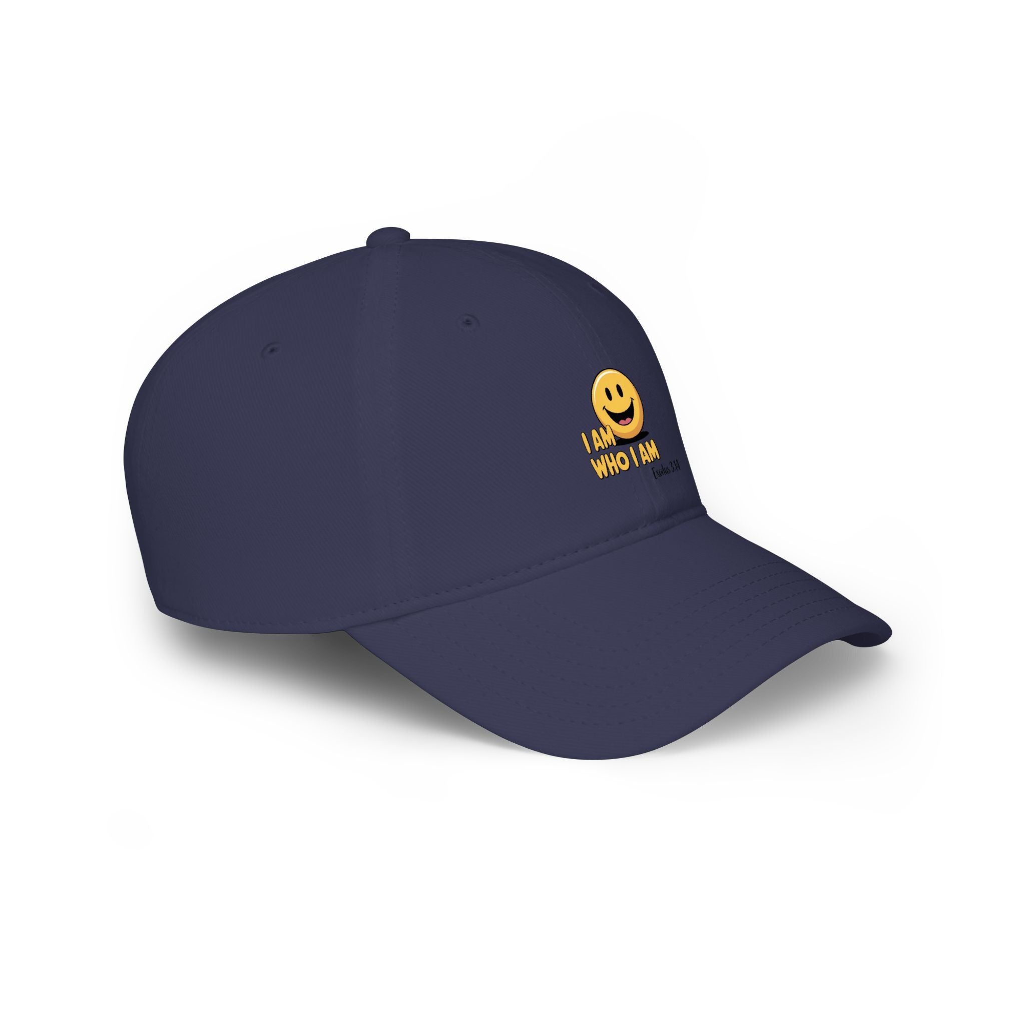 Smiley 'I Am Who I Am' Low Profile Baseball Cap