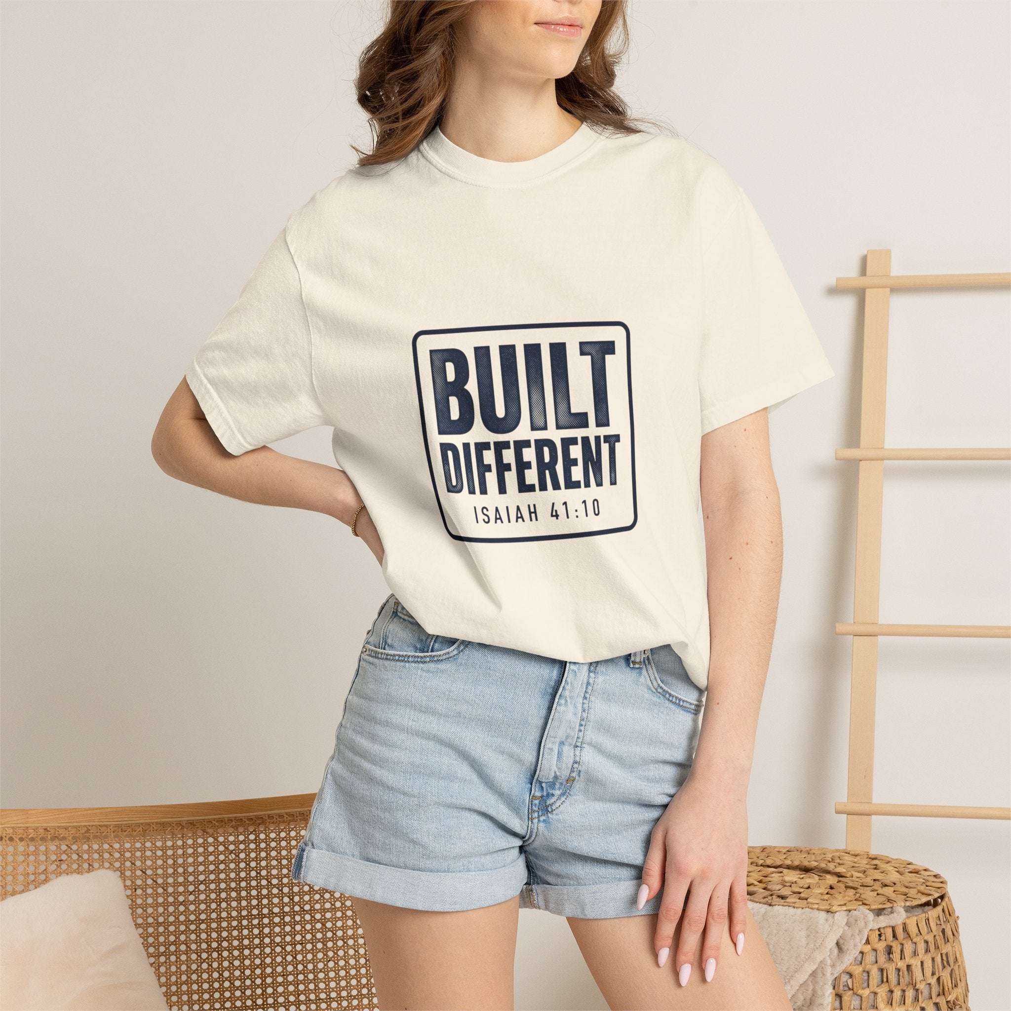 Built Different Isaiah 41:10 Tee