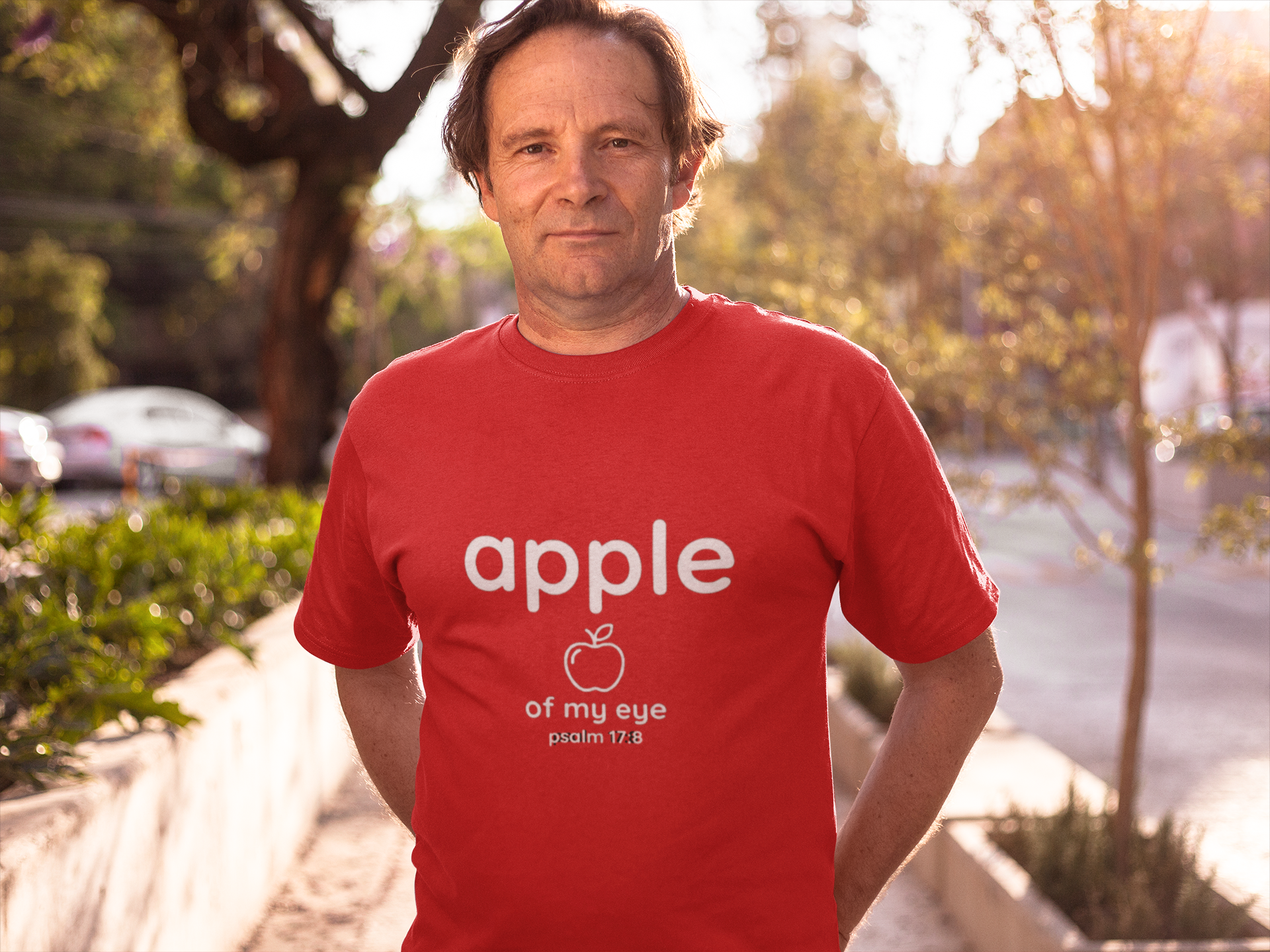 Apple of My Eye, Psalm T-Shirt — Christian Faith Graphic Tee