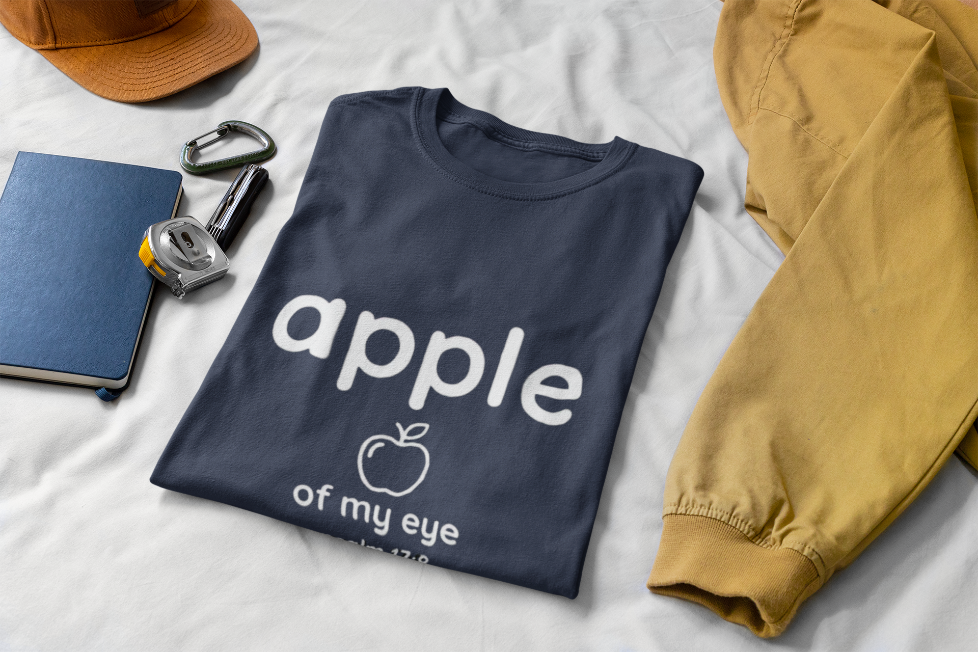 Apple of My Eye, Psalm T-Shirt — Christian Faith Graphic Tee