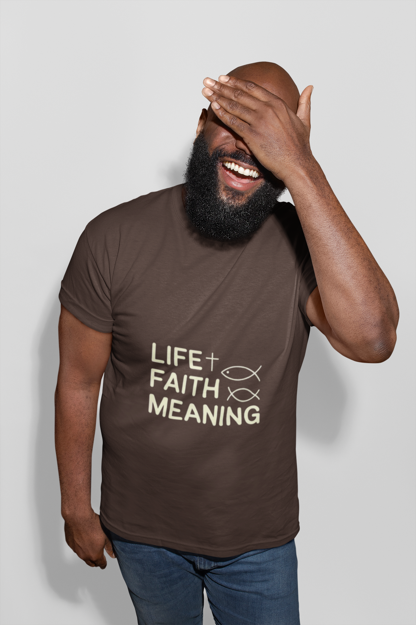 Life Faith Meaning  — Inspirational Faith Tee