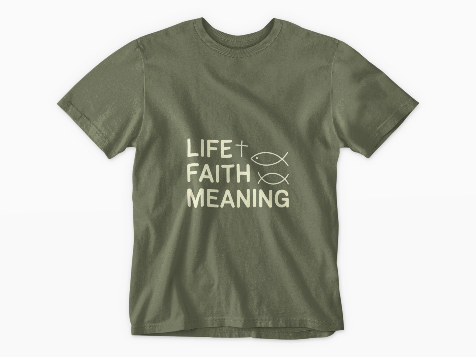 Life Faith Meaning  — Inspirational Faith Tee