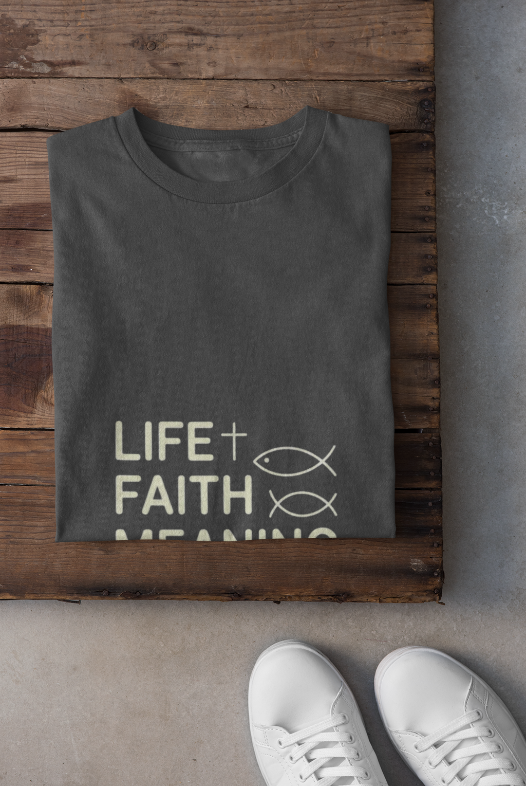 Life Faith Meaning  — Inspirational Faith Tee
