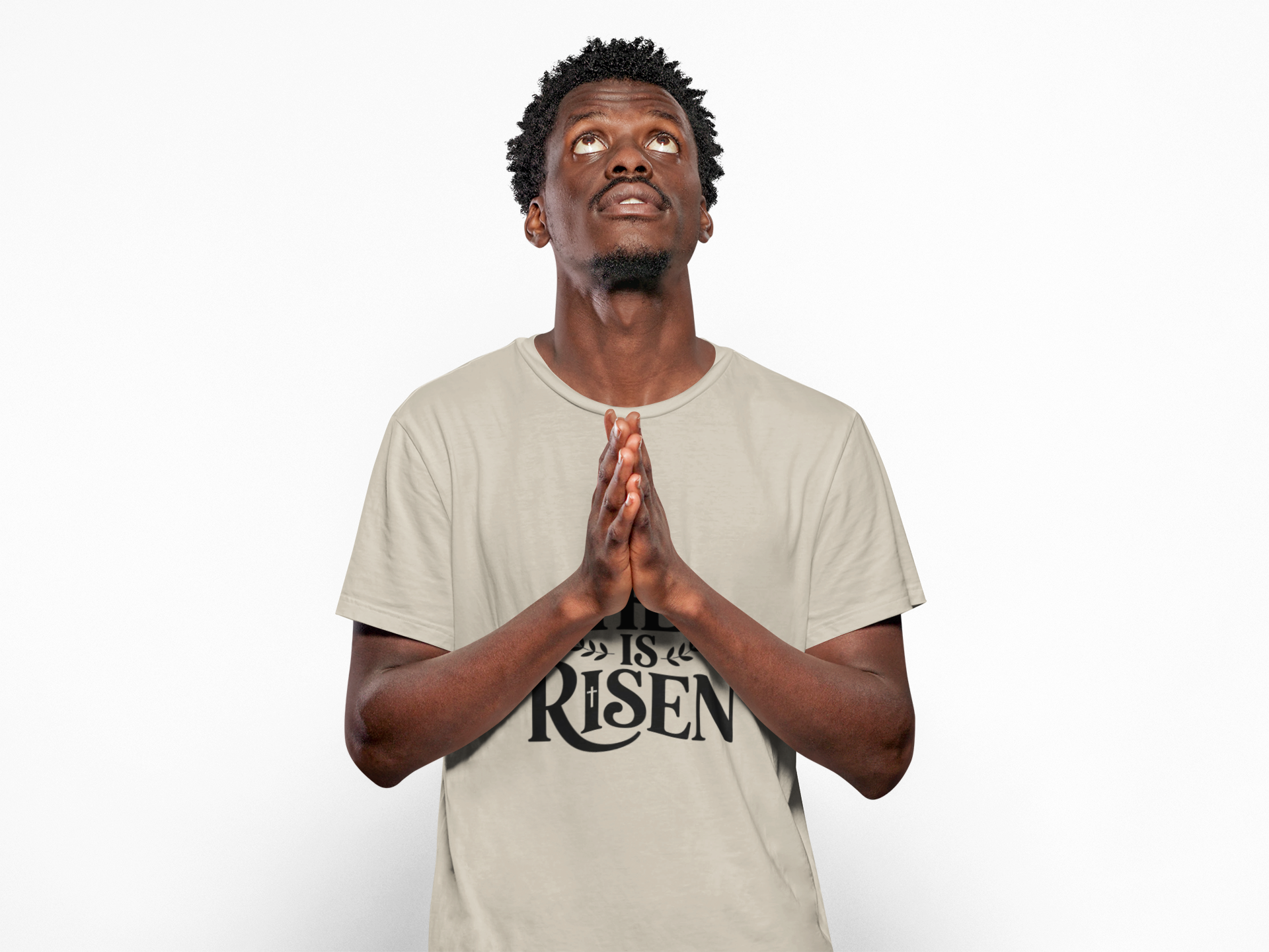 He Is Risen Christian T-Shirt — Faith Tee