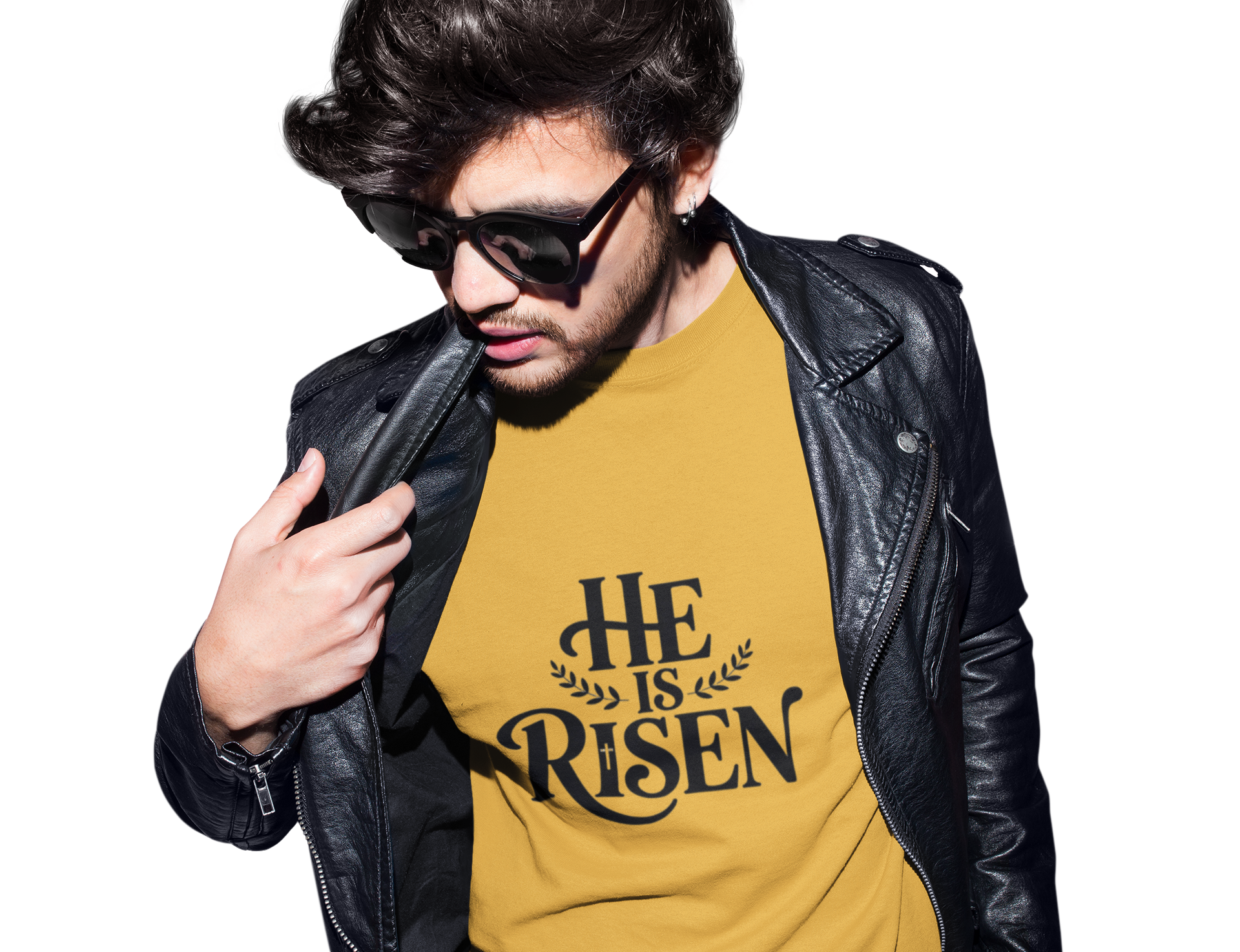He Is Risen Christian T-Shirt — Faith Tee