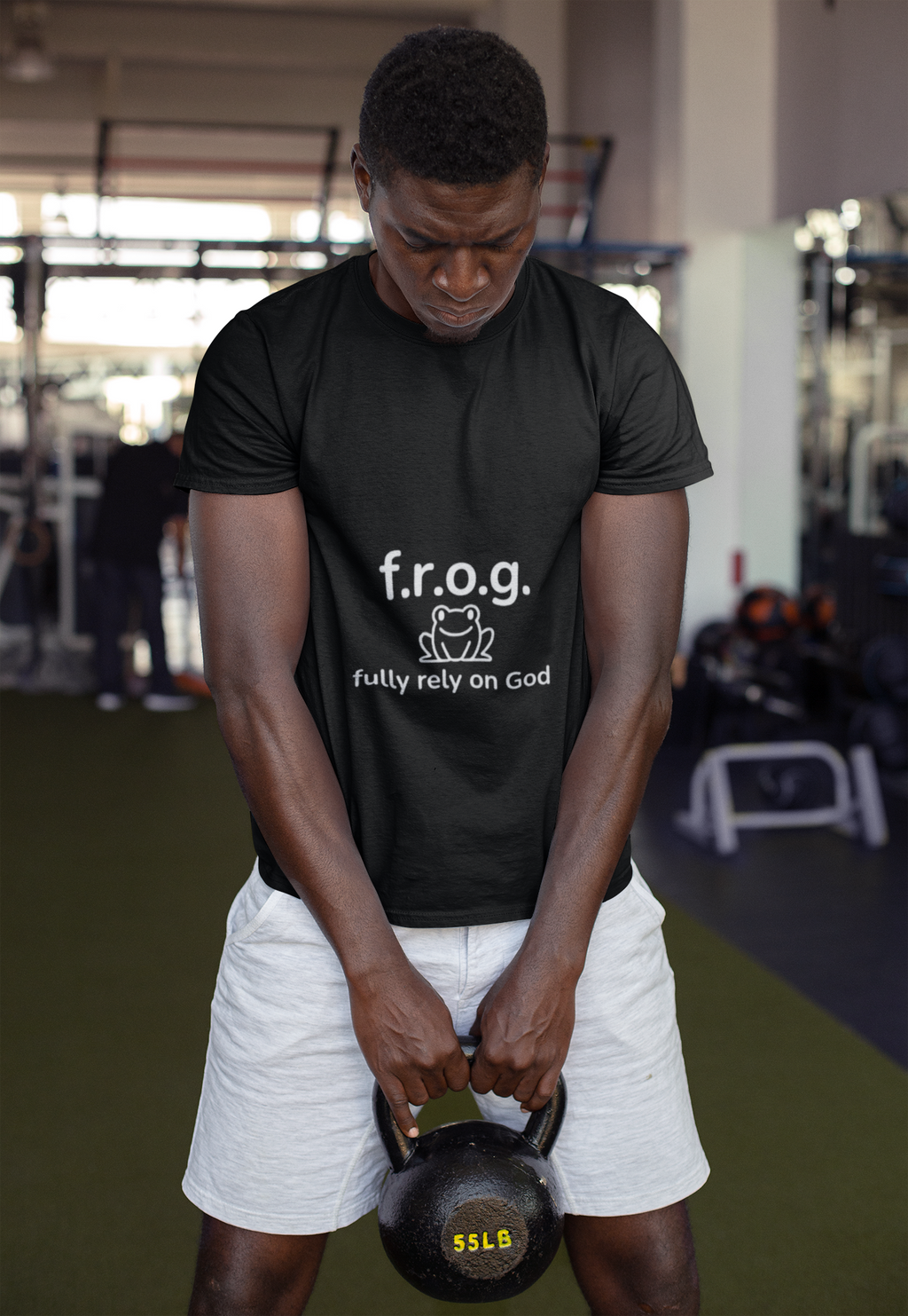 Fully Rely On God (F.R.O.G.) T-Shirt — Cute Frog Faith Tee