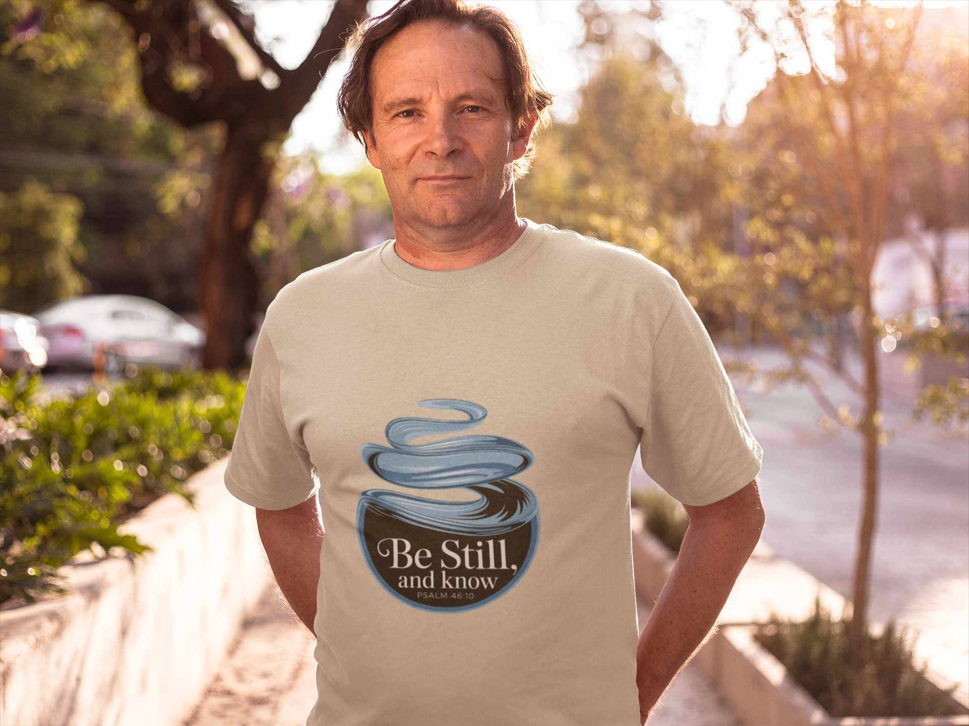 Be Still T-Shirt — Calm Inspirational Tee
