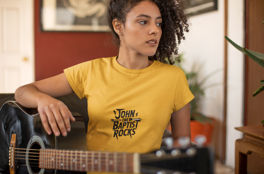 John the Baptist Rocks T-Shirt — Rock ’n’ Roll Christian Tee