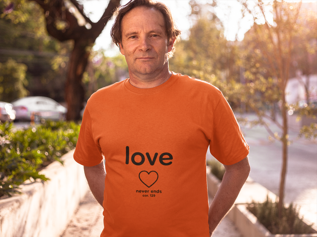 Love Never Ends - Christian Scripture T-Shirt