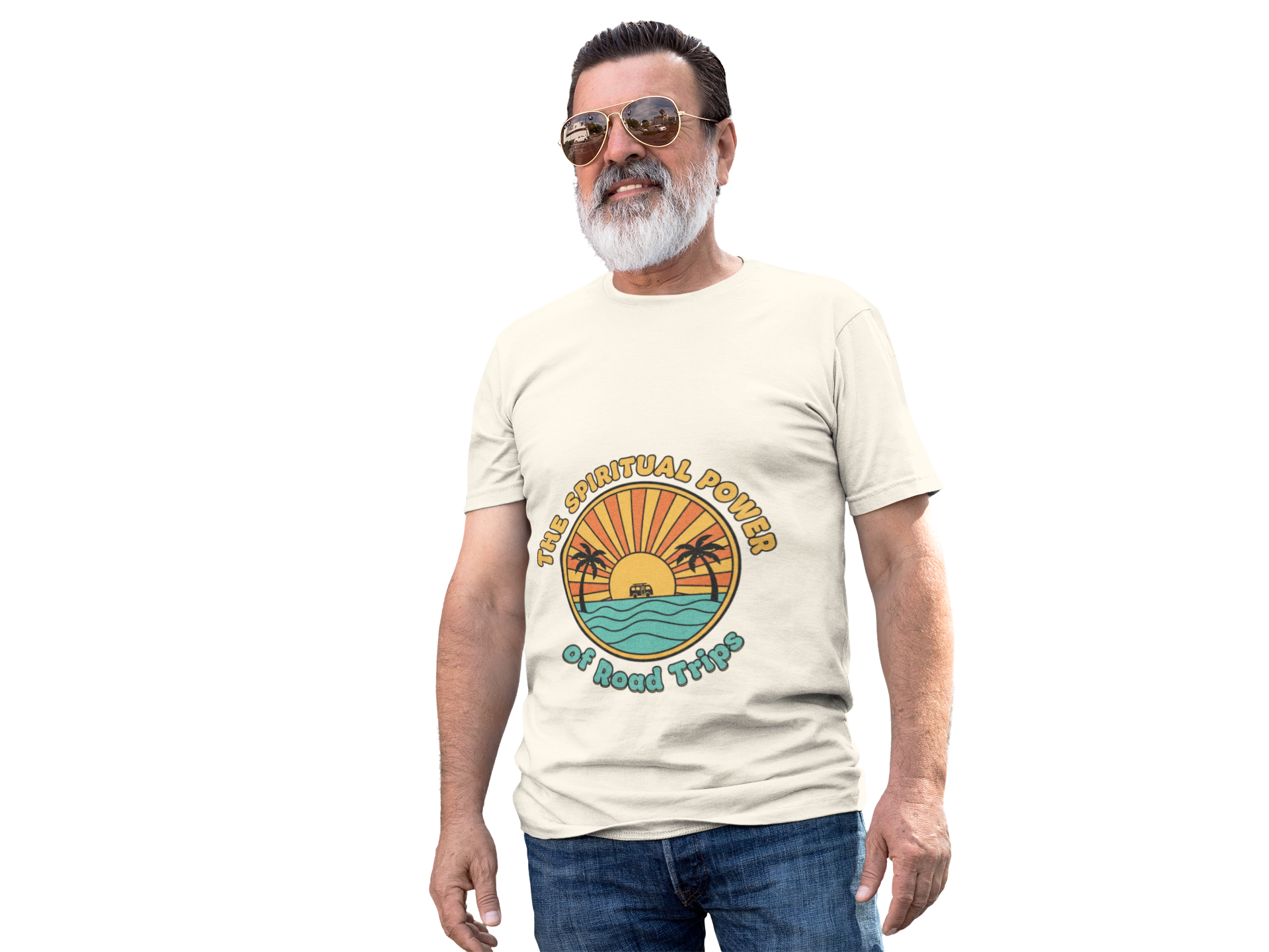 The Spiritual Power of Road Trips | Retro Surf Graphic Christian 70’s T-Shirt