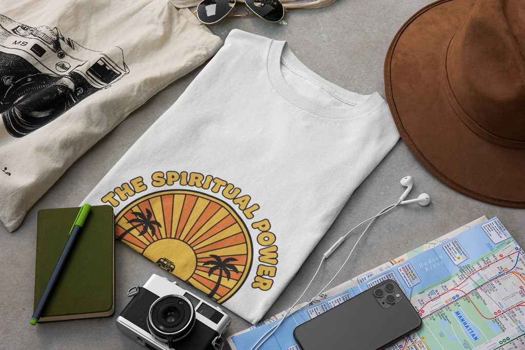 The Spiritual Power of Road Trips | Retro Surf Graphic Christian 70’s T-Shirt