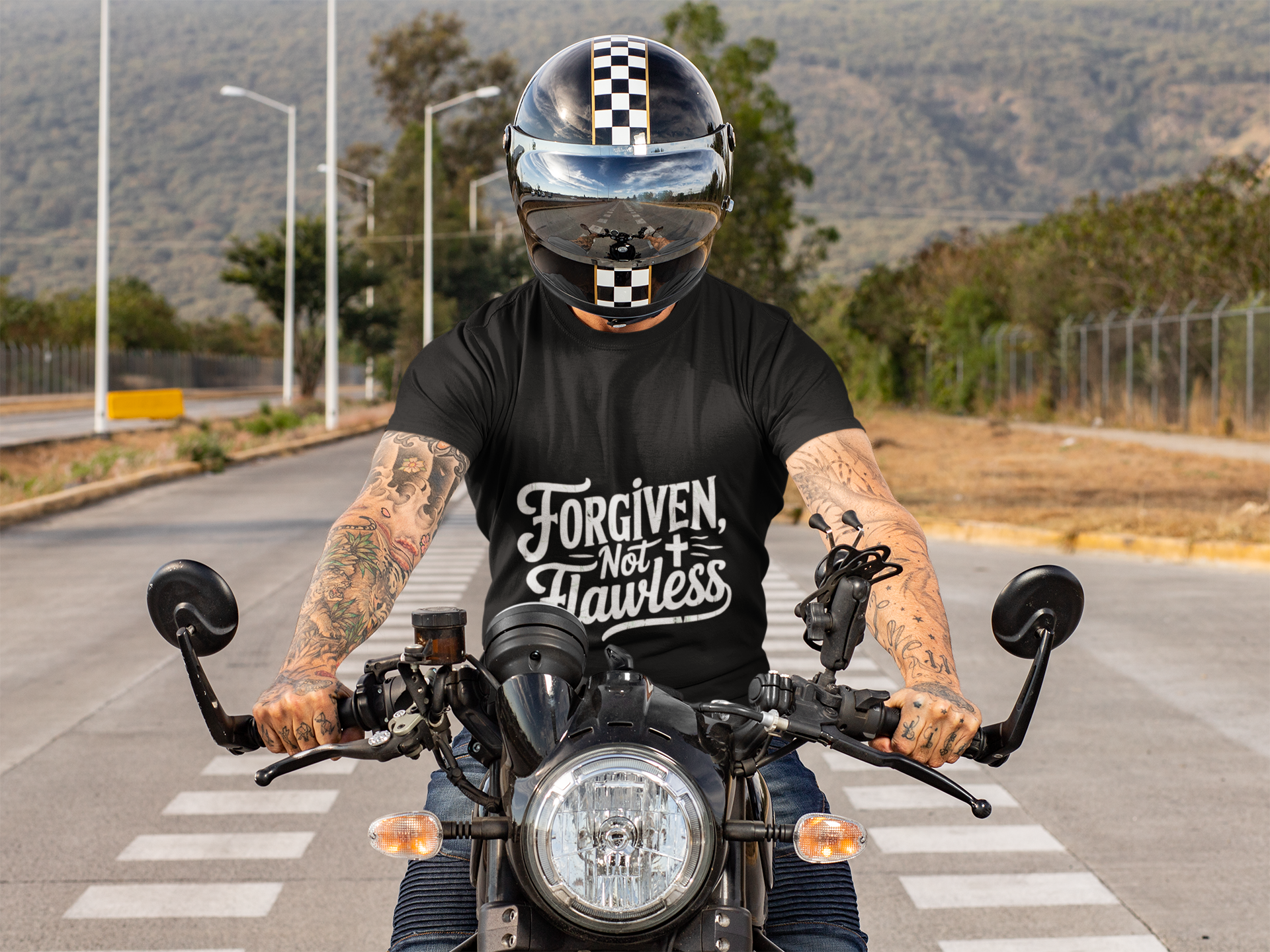 Forgiven Not Flawless T-Shirt – Faith Over Perfection