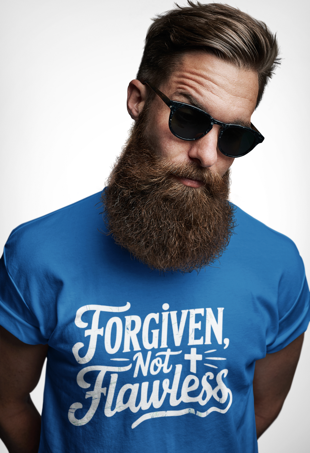 Forgiven Not Flawless T-Shirt – Faith Over Perfection